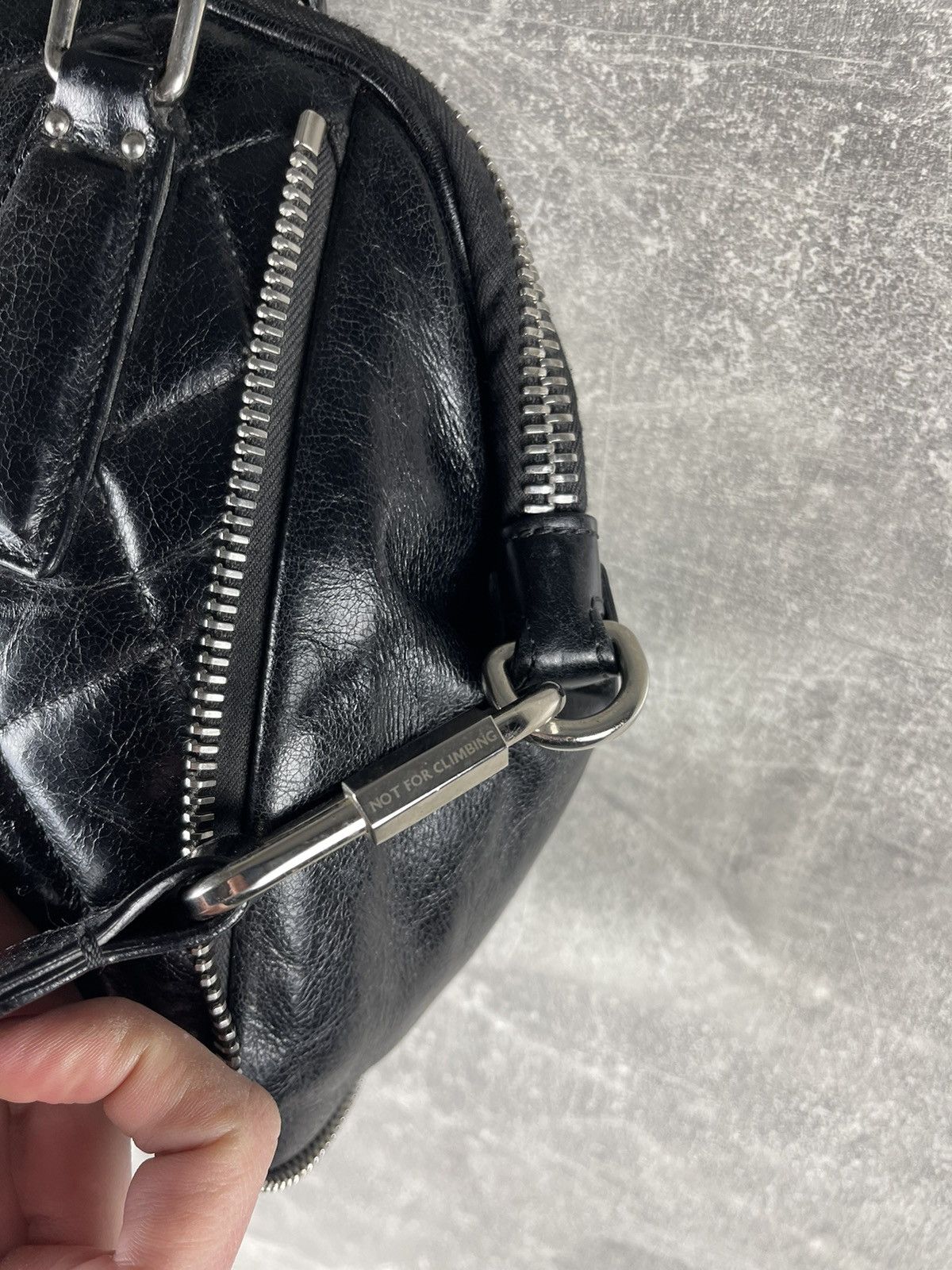 Moncler Moncler Cheryne Borsa Quilted Leather Tote CrossBody Bag Size ONE SIZE - 6 Thumbnail