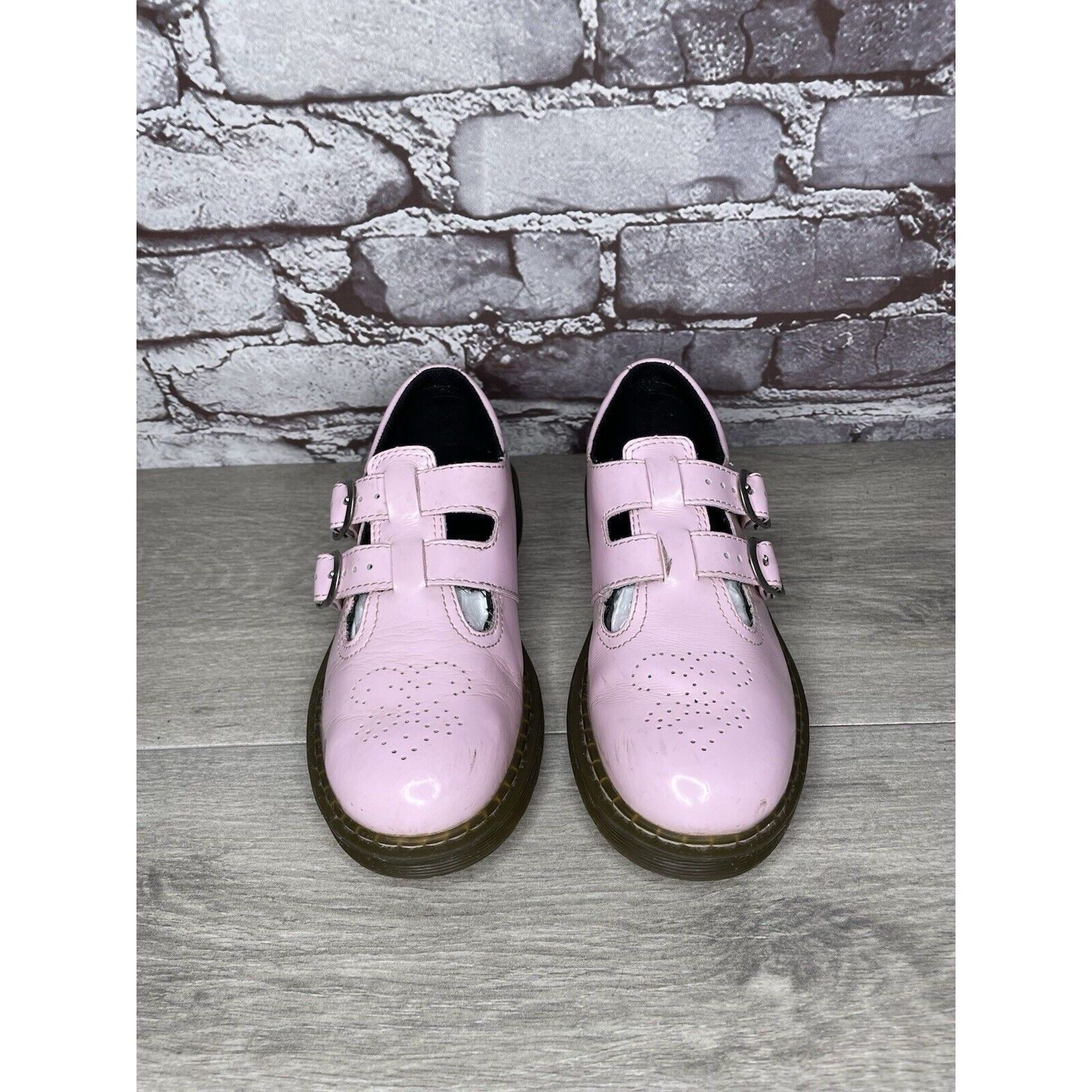 Dr. Martens Dr. Martens 8065 J Pink Patent Leather Mary Jane