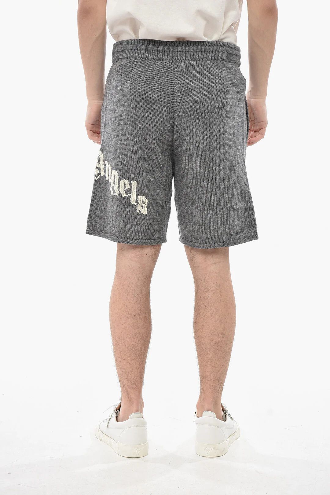 Palm Angels og1mm0326 Knit Short in Grey Size US 30 / EU 46 - 2 Thumbnail