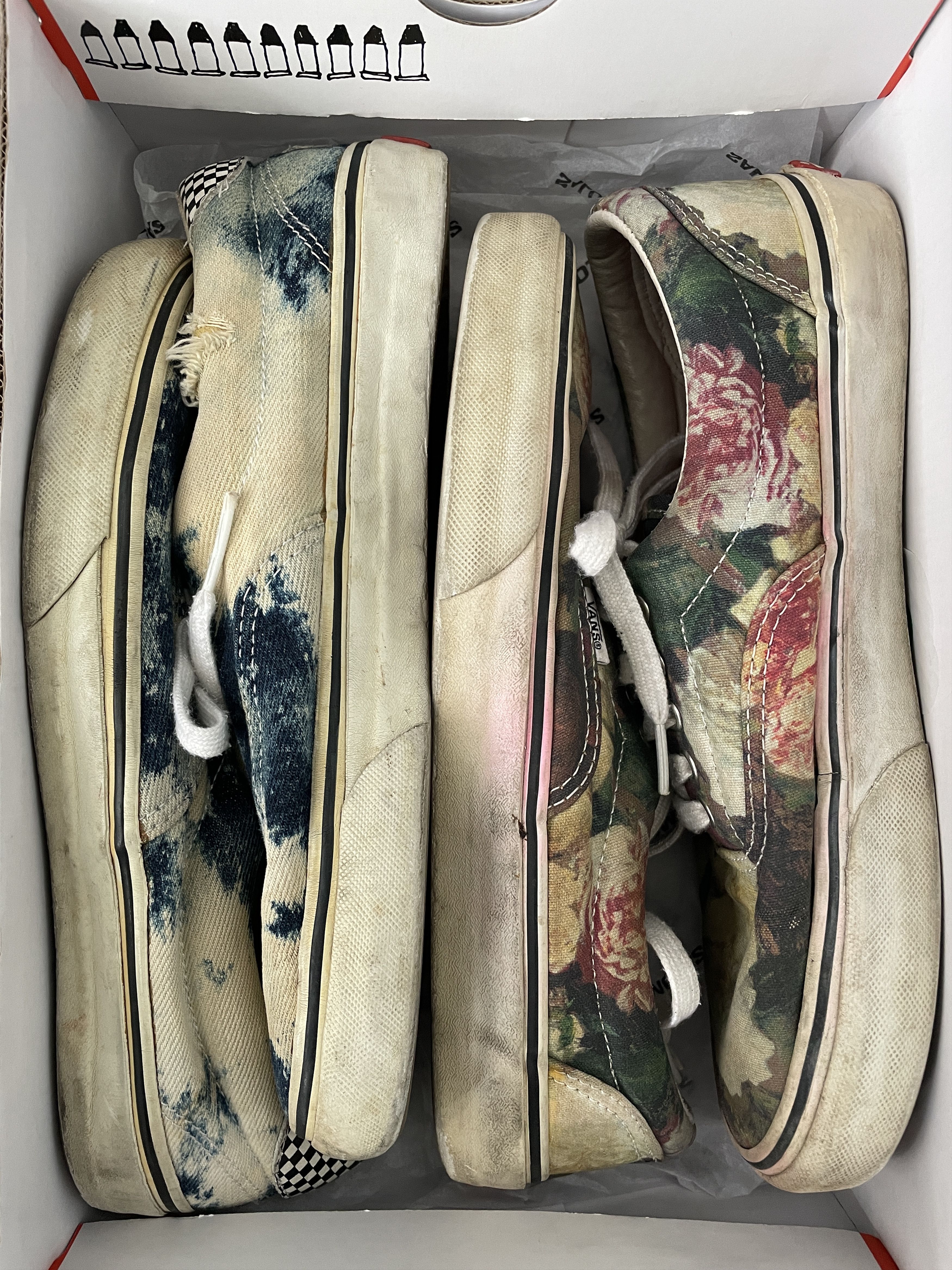 Supreme Vans Era 46 Bleached Denim