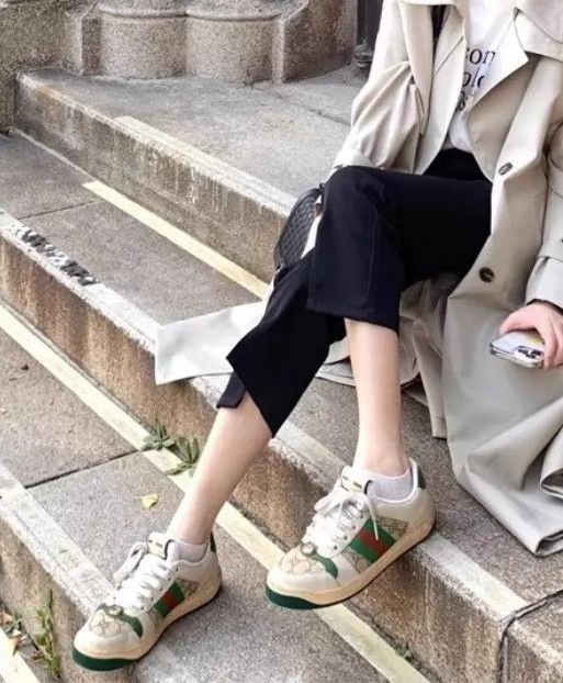 Gucci Gucci distressed sneakers green heel 37 EUR 98 new Size US 6.5 / IT 36.5 - 9 Thumbnail