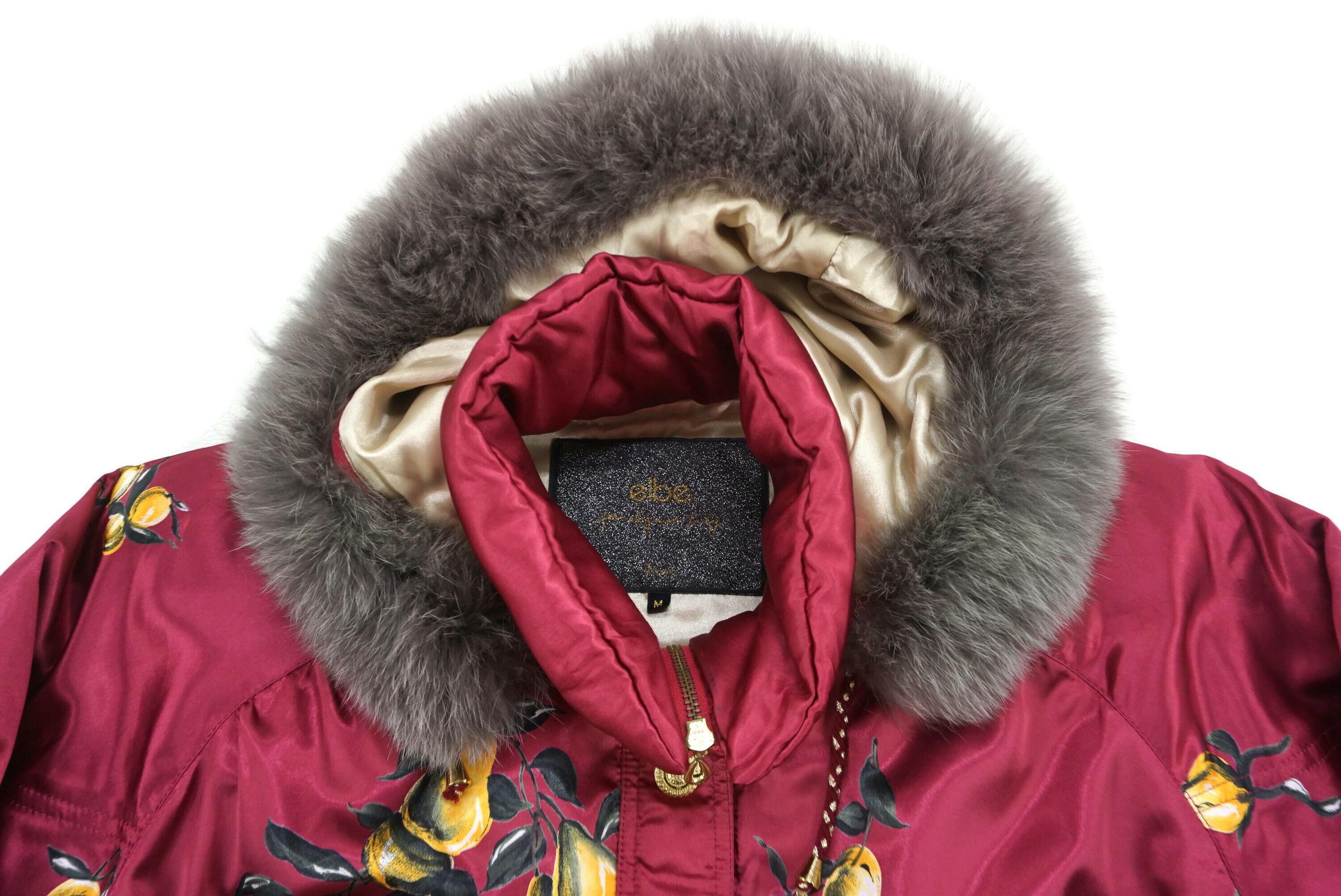 Japanese Brand Elbe Faux Fur Hooded Jacket Abstract Prints Japan Made Size S / US 4 / IT 40 - 7 Thumbnail