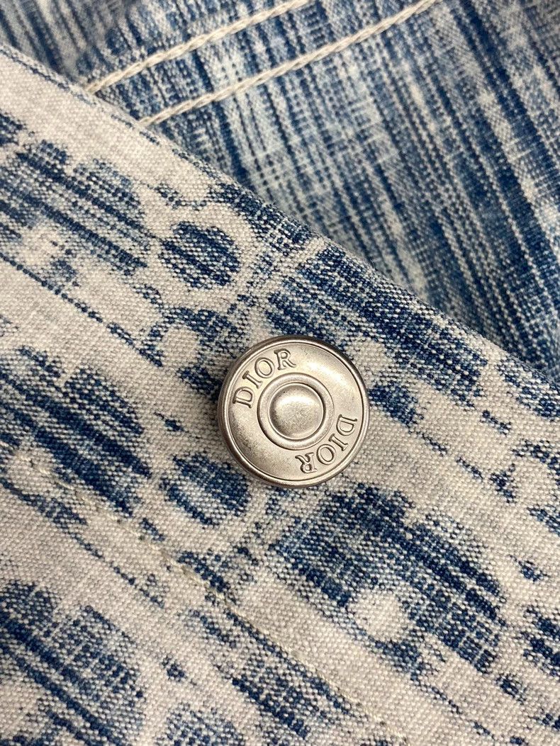 Dior Dior Blue old flower denim shirt Size US XXS / EU 40 - 5 Thumbnail