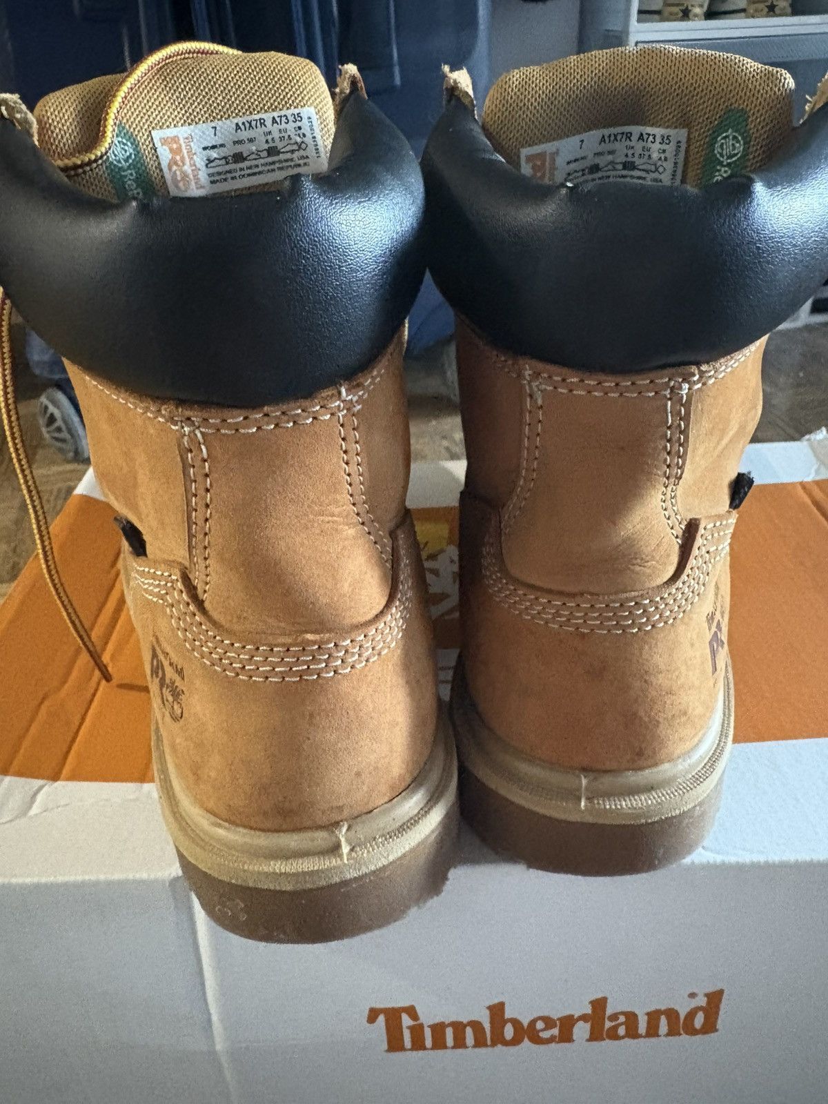 Timberland Timberland PRO 6-Inch Steel Toe Waterproof Work Boots Size US 7 / IT 37 - 4 Thumbnail