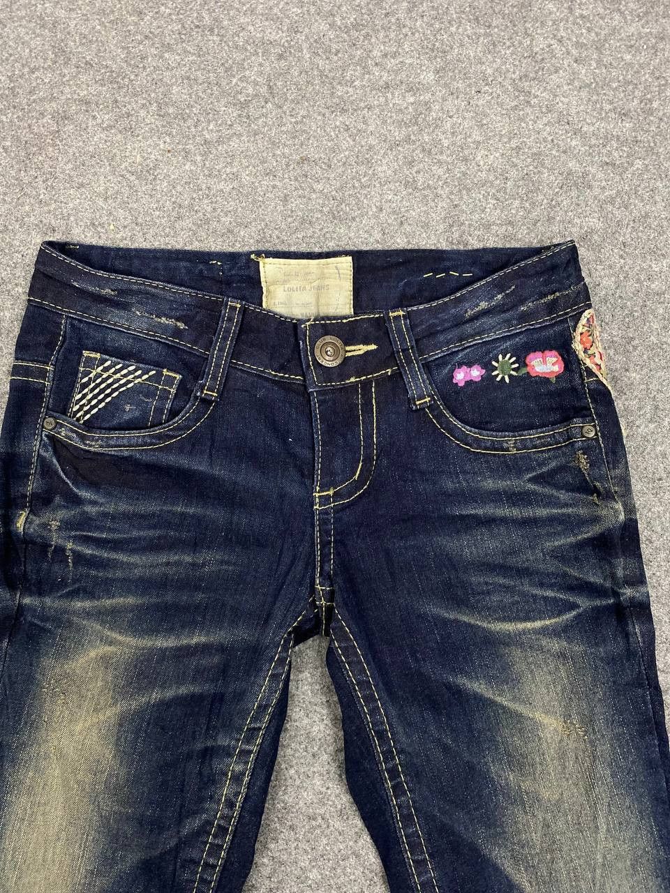Japanese Brand lolita japanese brand bootcut flare denim nice design Size 30" / US 8 / IT 44 - 9 Thumbnail