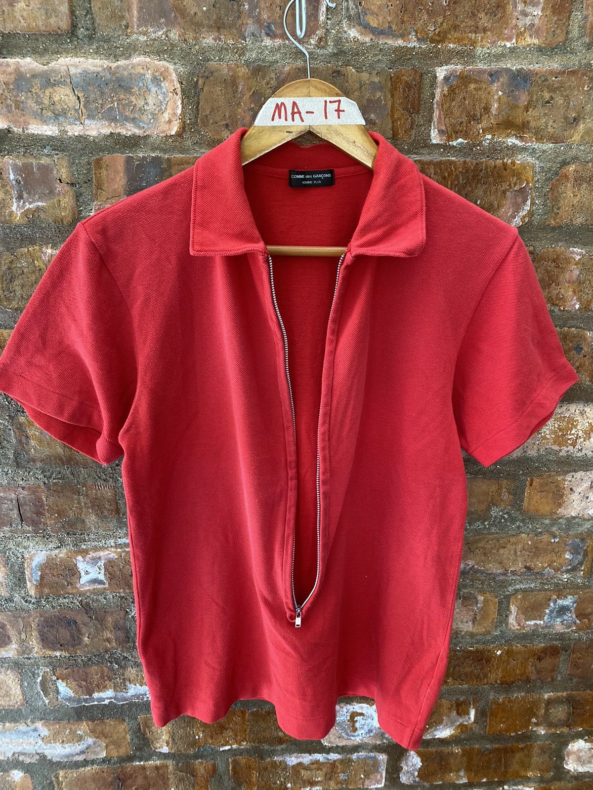 Comme des Garcons Homme Plus SS2000 Cdg Homme Plus 3/4 zipper polo Size US S / EU 44-46 / 1 - 5 Thumbnail