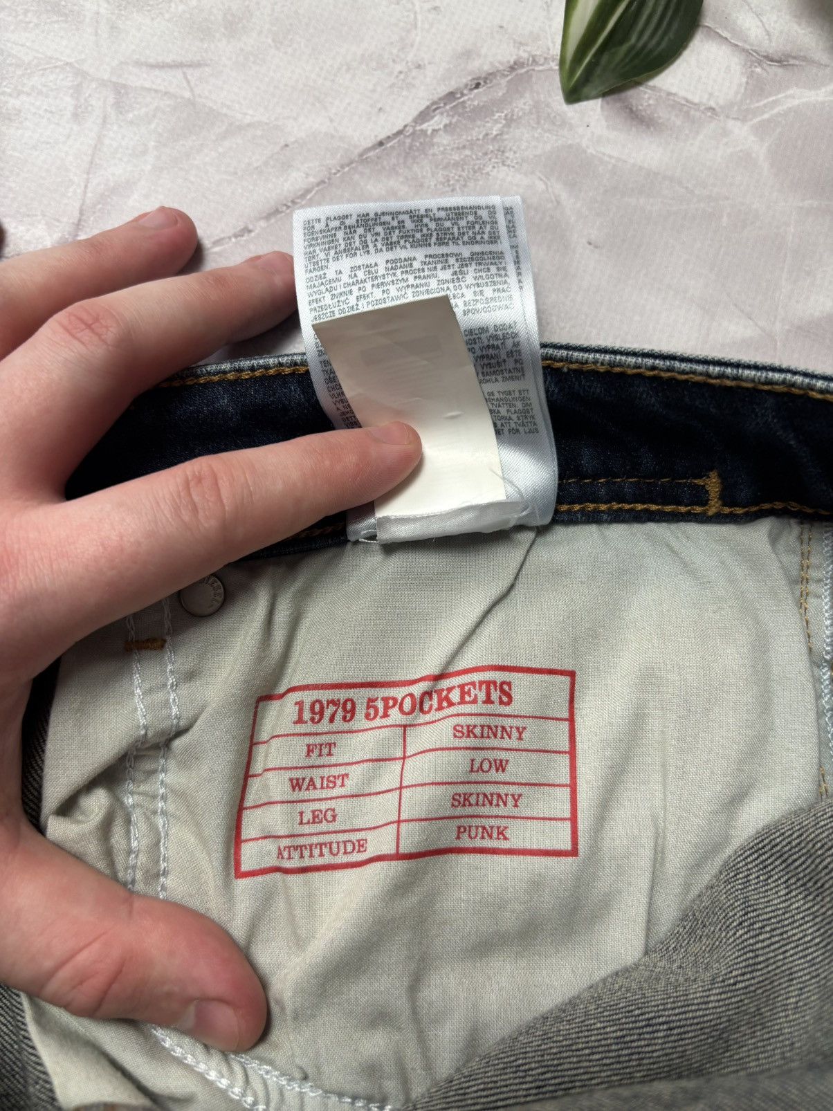 Diesel DIESEL 1979 Sleenker Jeans Skinny Faded Blue Mens 34 x 32 Size US 34 / EU 50 - 21 Thumbnail