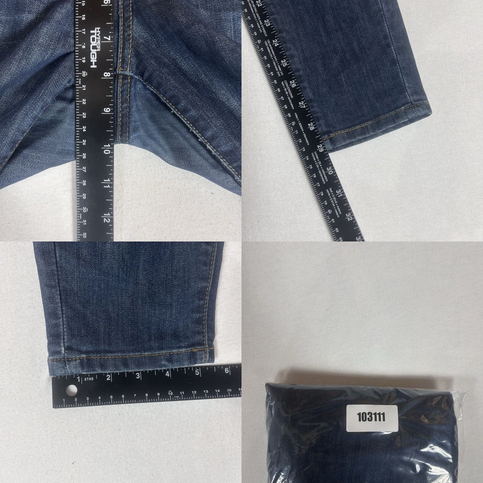 Tommy Hilfiger Tommy Hilfiger Jeans Women Skinny 4 Dark Wash Denim Low Rise 29in Inseam Modern Classic Size 27" / US 4 / IT 40 - 8 Thumbnail