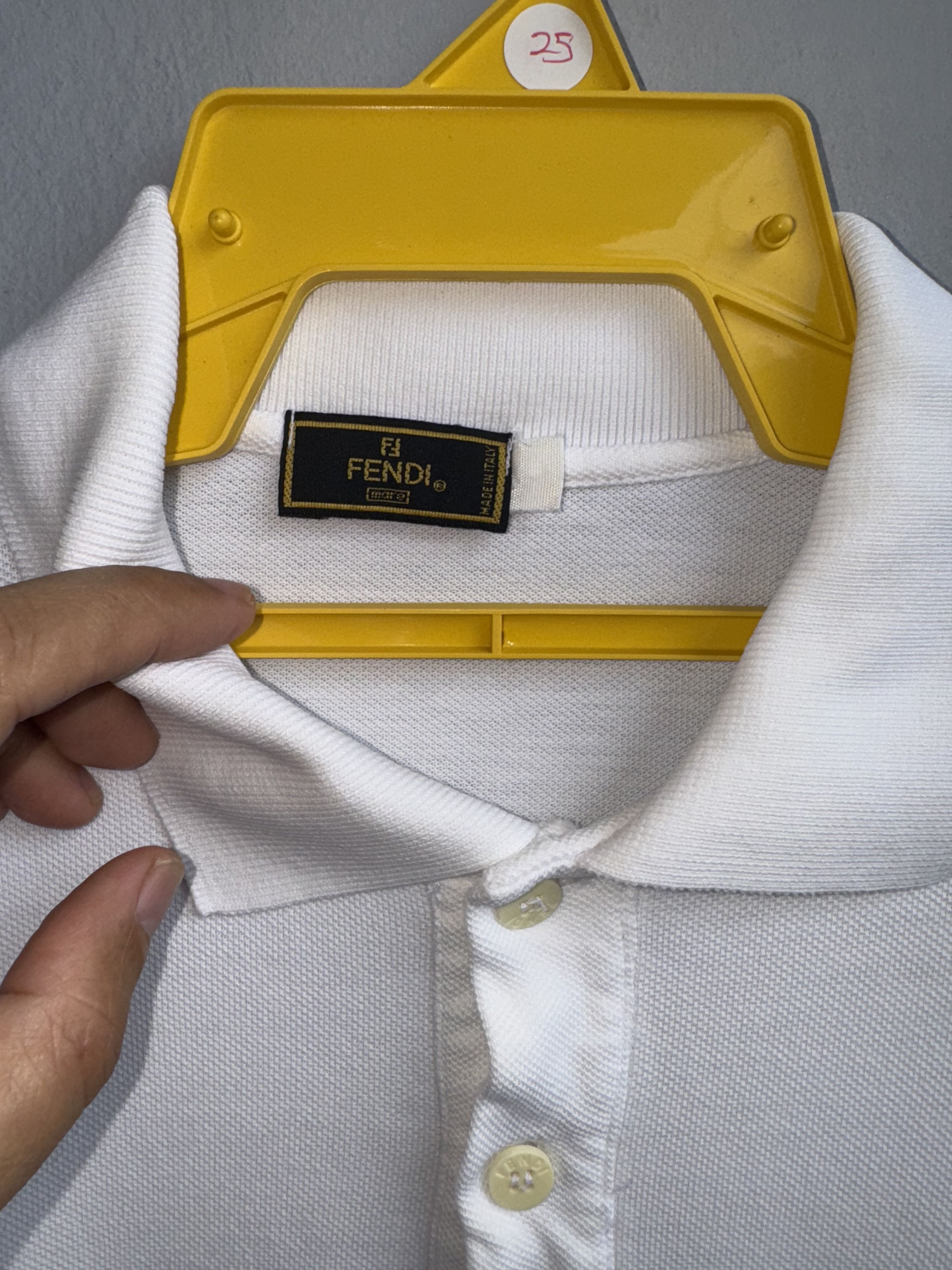 Fendi × Vintage Fendi Polo Vintage Shirt Size US L / EU 52-54 / 3 - 3 Thumbnail