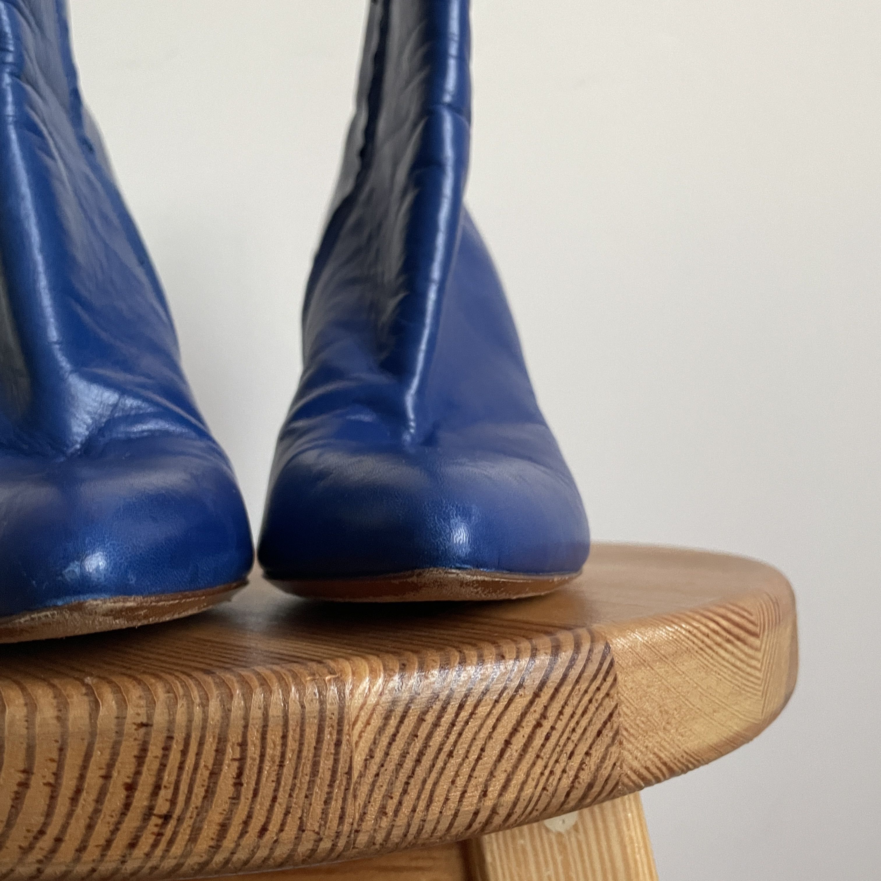 Maison Margiela Maison Margiela Leather Heeled Ankle Booties Size EUR 38 Size US 8 / IT 38 - 8 Thumbnail