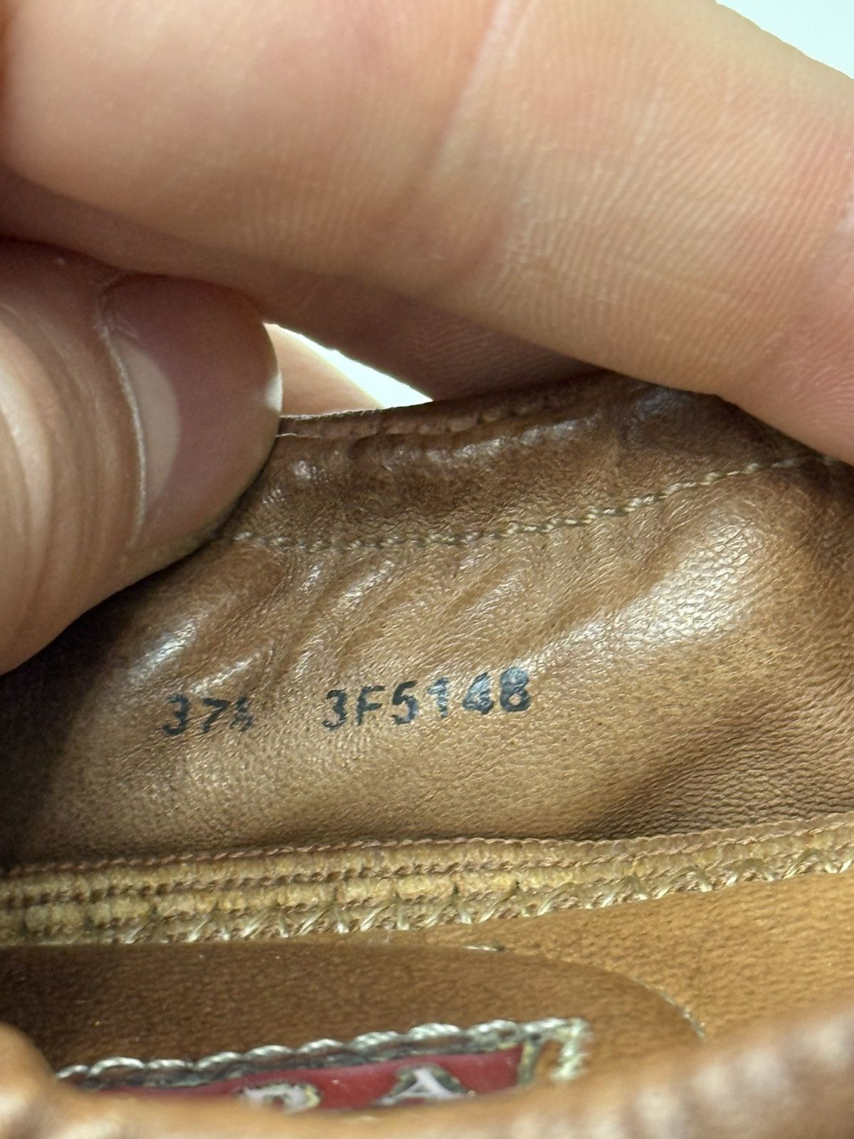 Prada Prada Leather Ballet Flats Size US 7.5 / IT 37.5 - 4 Thumbnail