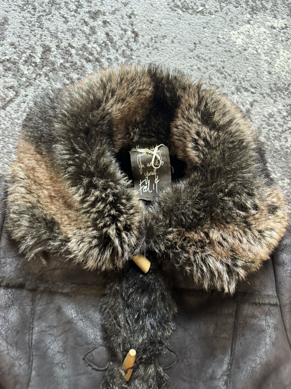 If Six Was Nine × Japanese Brand × Vintage Vintage y2k Asymmetrical G.O.A Style Fur Bomber Jacket Size US S / EU 44-46 / 1 - 11 Thumbnail