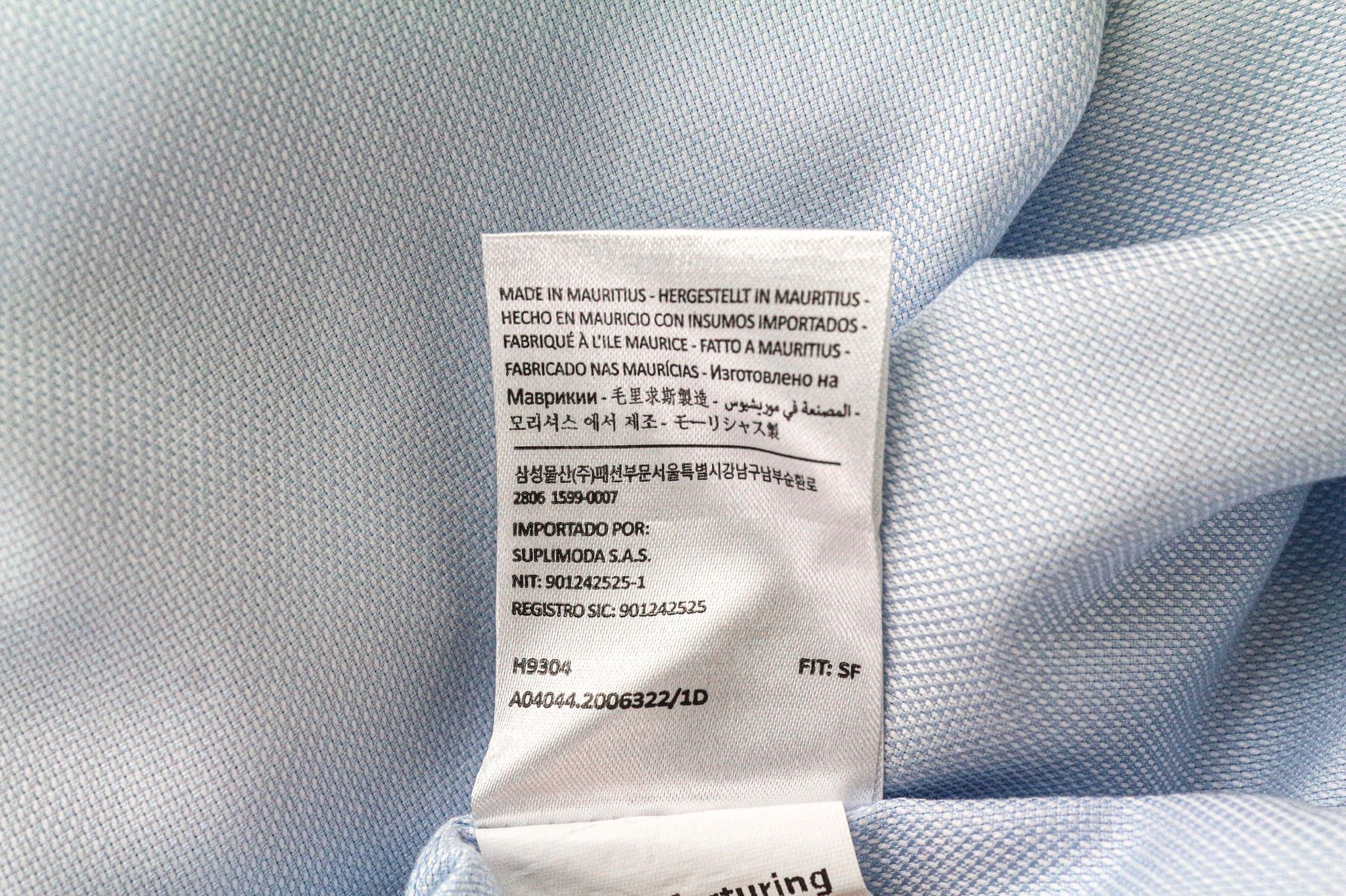 Suitsupply TRAVELLER 45/17 3/4 Slim Blue Cotton Shirt 79250 Size 44R - 7 Thumbnail
