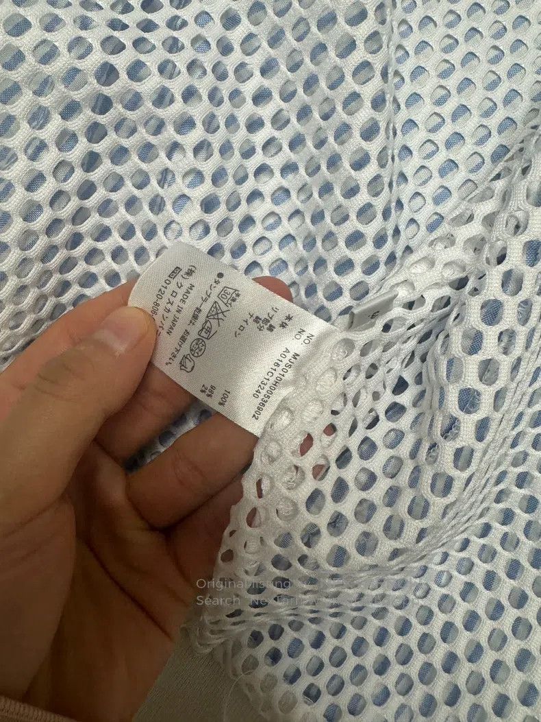 Thom Browne Thom Browne Blue and white striped baseball jacket Size US M / EU 48-50 / 2 - 5 Thumbnail