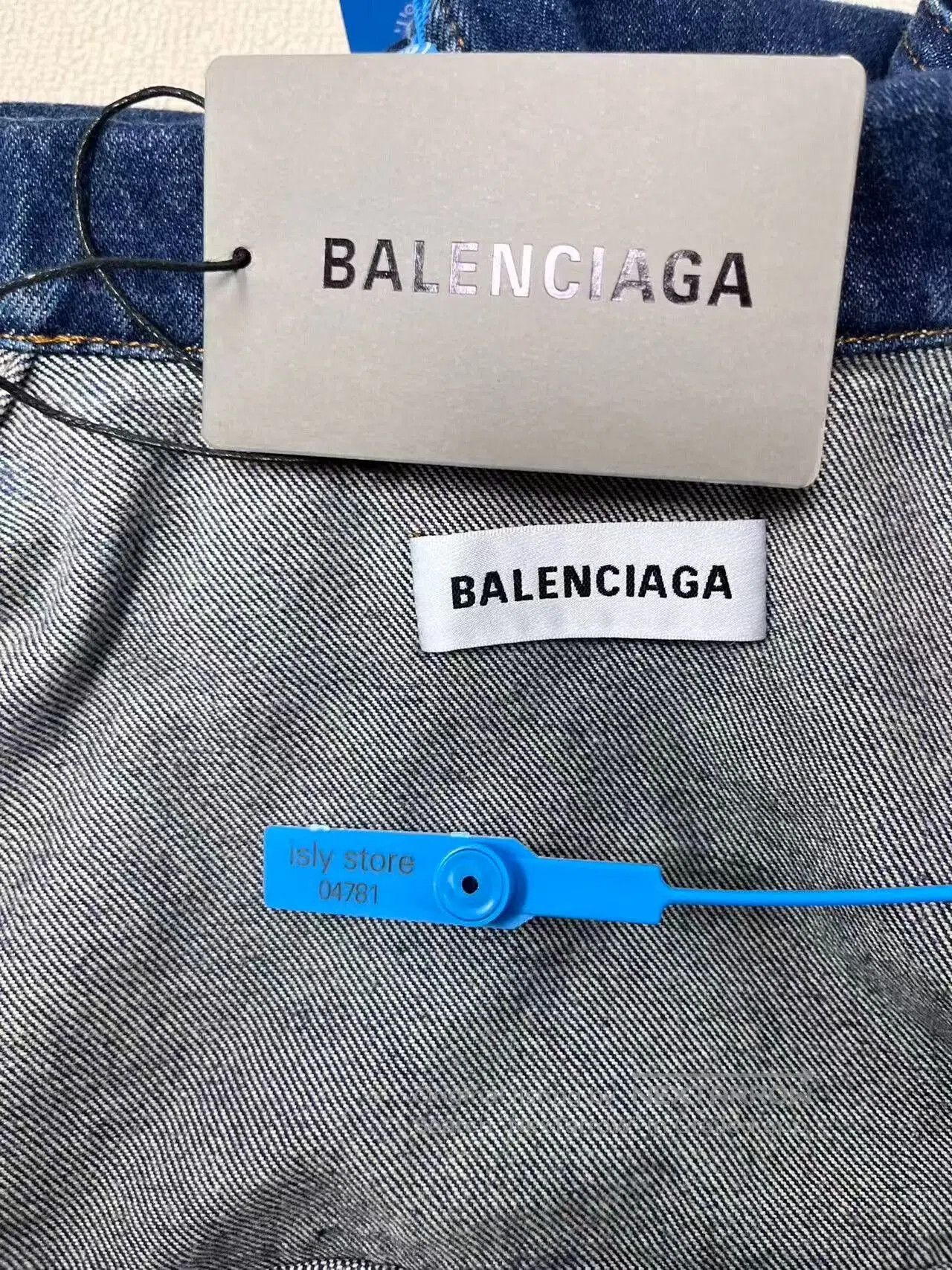 Balenciaga Balenciaga Earth Denim Jacket. Size XS / US 0-2 / IT 36-38 - 4 Thumbnail