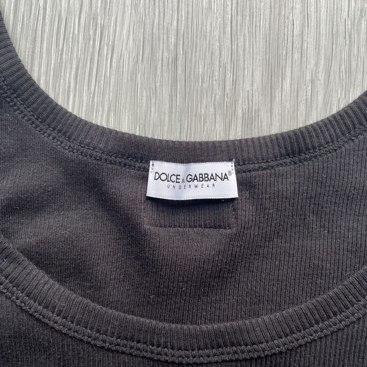 Dolce & Gabbana Dolce & Gabbana Canotta Ribbed Cotton Tank Top Size US XXL / EU 58 / 5 - 2 Thumbnail