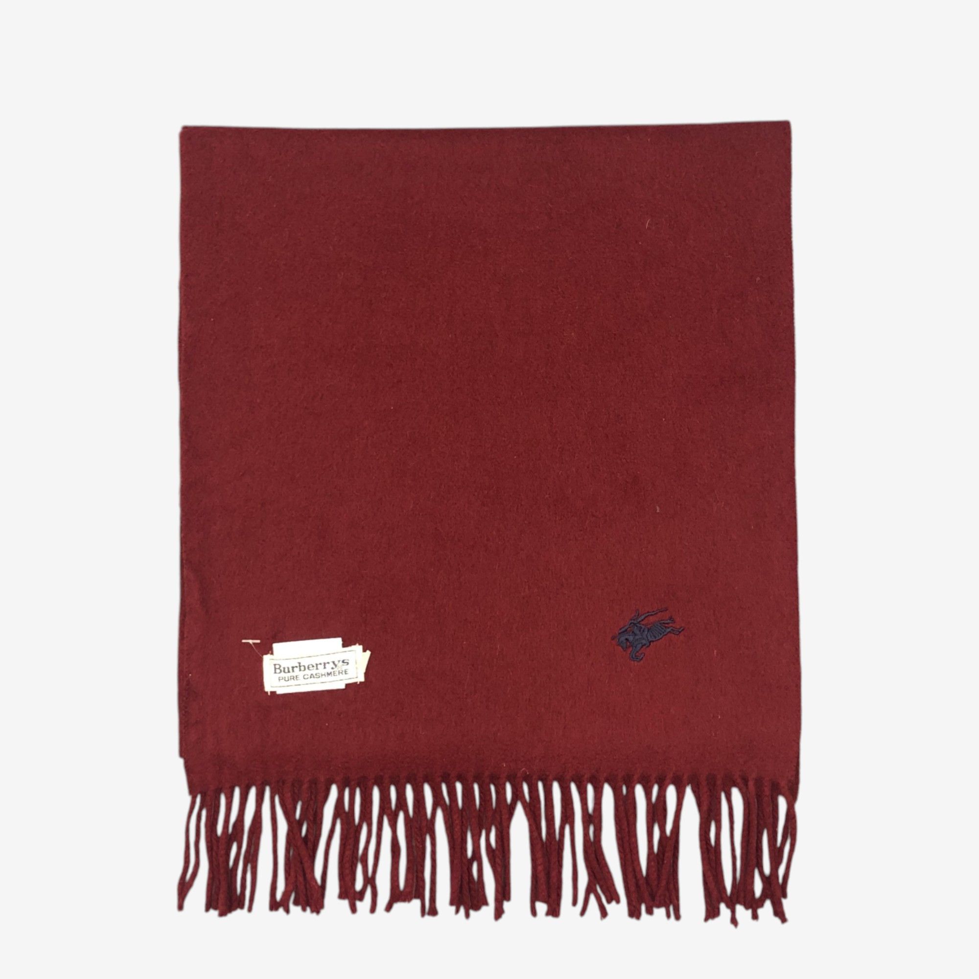 Burberry Vintage Burberrys Scarf Muffler Cashmere Winter Scarves Size ONE SIZE - 2 Thumbnail