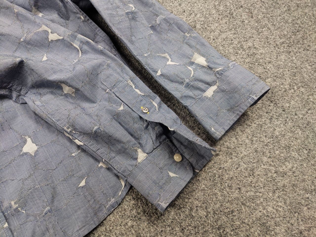 Diesel Diesel Design Casual Blue Pattern Buttons Shirt Y2K Style Size US M / EU 48-50 / 2 - 14 Thumbnail