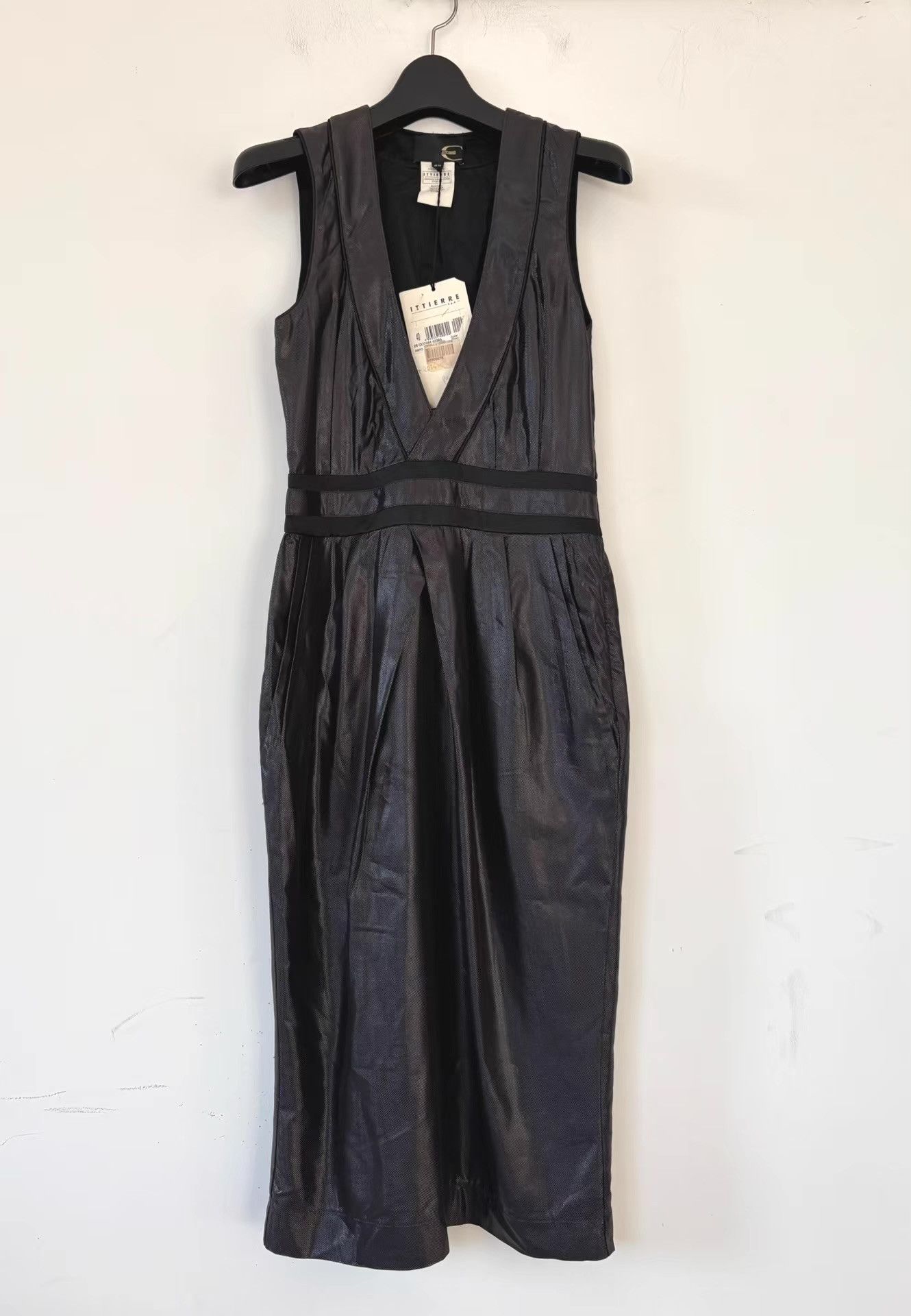 Just Cavalli Just Cavalli Women's V-Neck Ruched Long Dress Ｑ21 Size M / US 6-8 / IT 42-44 - 1 Thumbnail