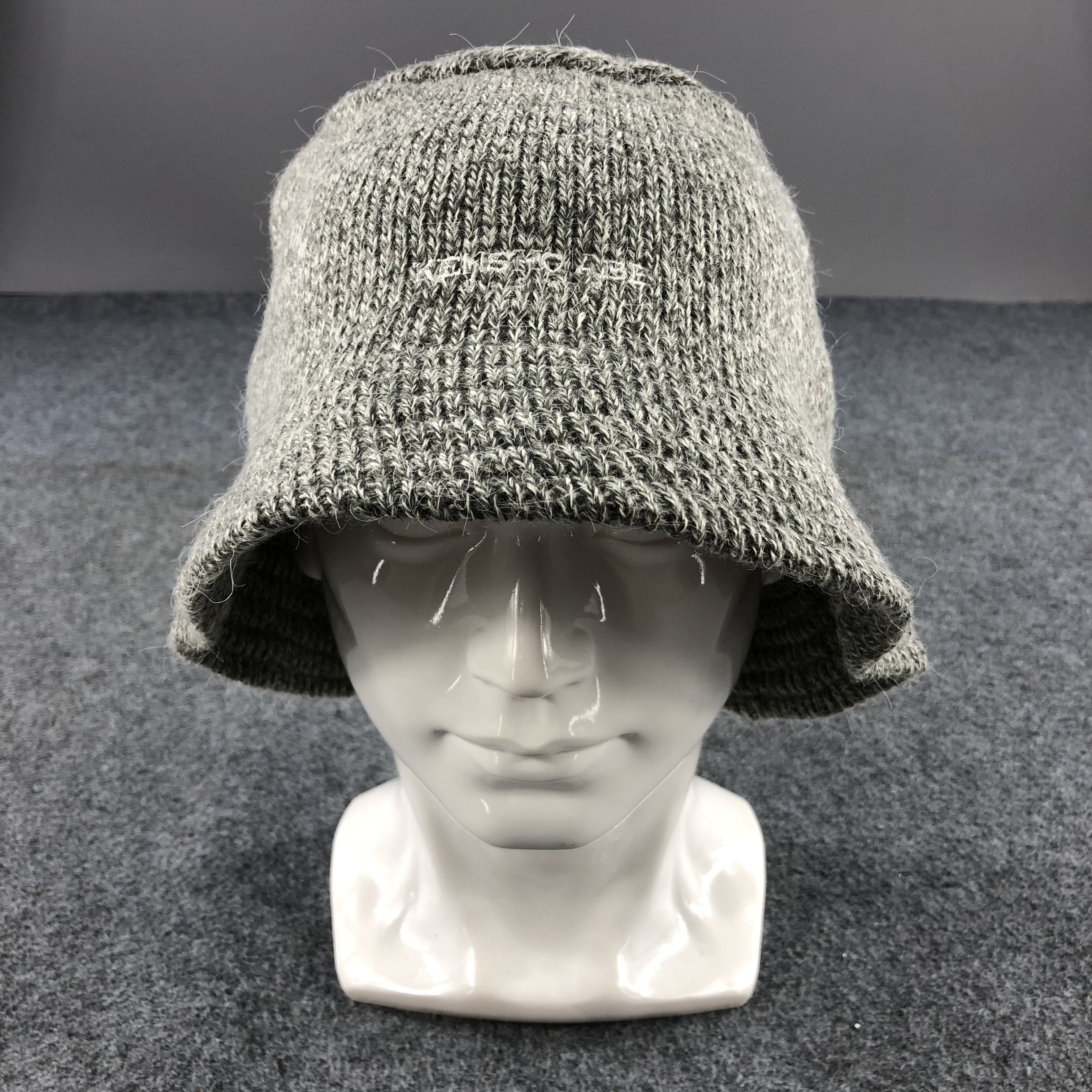 Kensho Abe Kensho Abe Grey Bucket Hat Beanie Snowcap Snow Hat B367 Size ONE SIZE - 1 Thumbnail