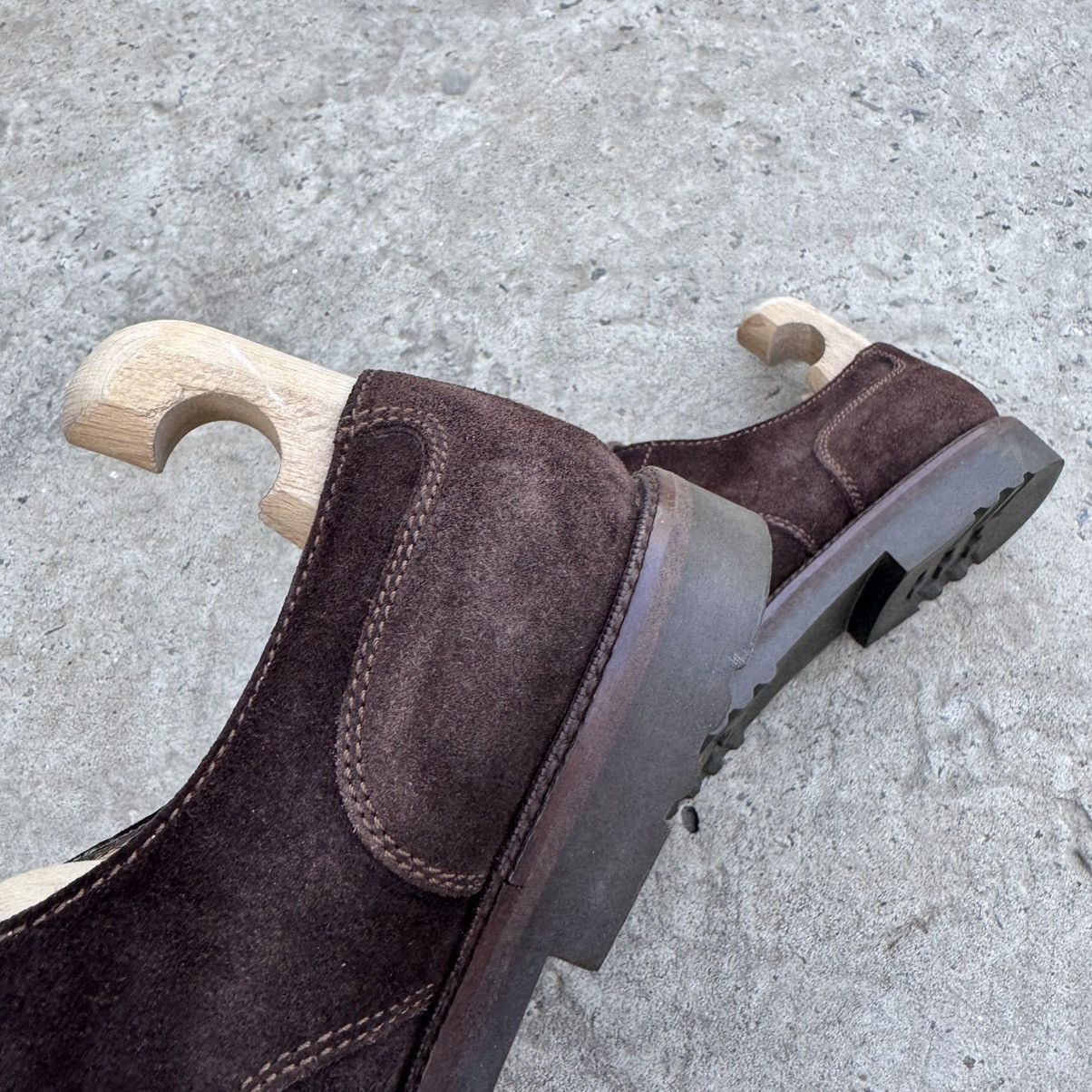 Luxury Bally Gerace Men’s Brown Suede Shoes Y2K Old Money