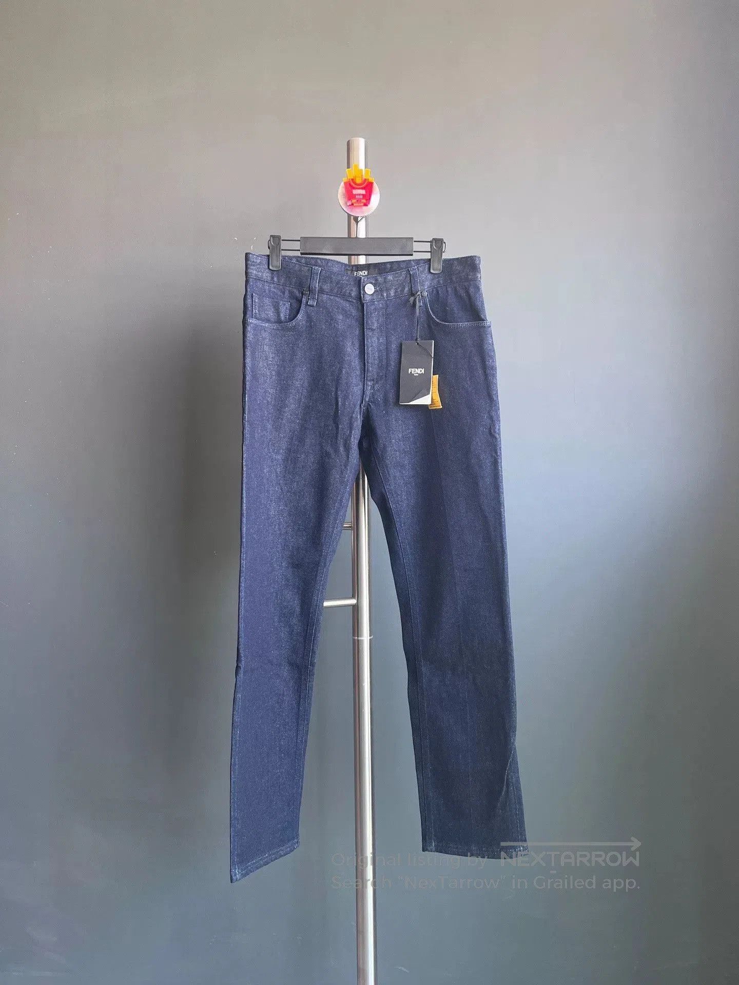 Fendi Fendi Denim Jeans with Puzzle Embroidery. Size US 32 / EU 48 - 1 Thumbnail