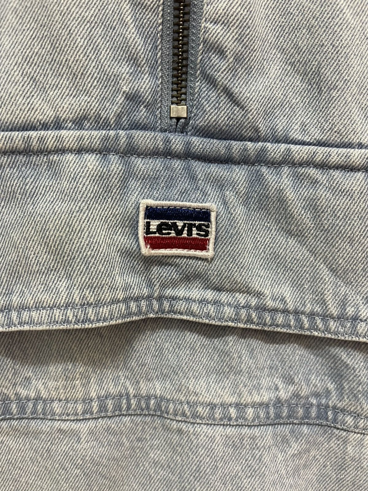 Levi's Anorak LEVI’S Denim Hooded Jacket Streetfashion Size US L / EU 52-54 / 3 - 4 Thumbnail