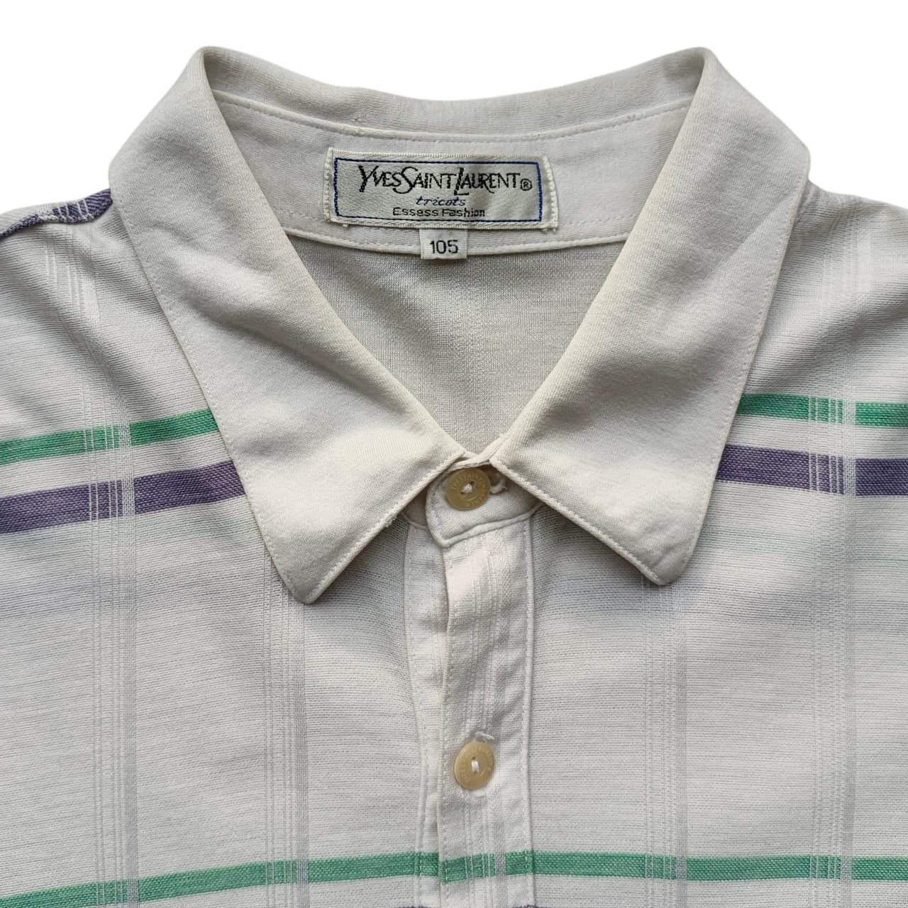 Yves Saint Laurent Vintage Yves Saint Laurent Polo Shirt Size US M / EU 48-50 / 2 - 3 Thumbnail