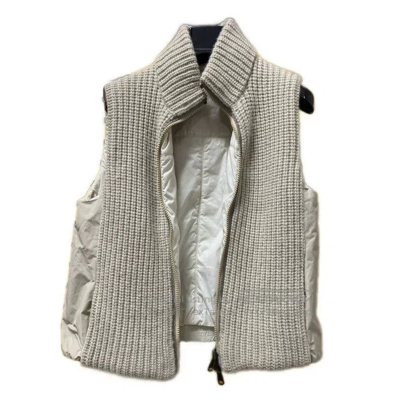 Brunello Cucinelli Brunello Cucinelli Reversible Cashmere Down Vest. Size US XS / EU 42 / 0 - 5 Thumbnail
