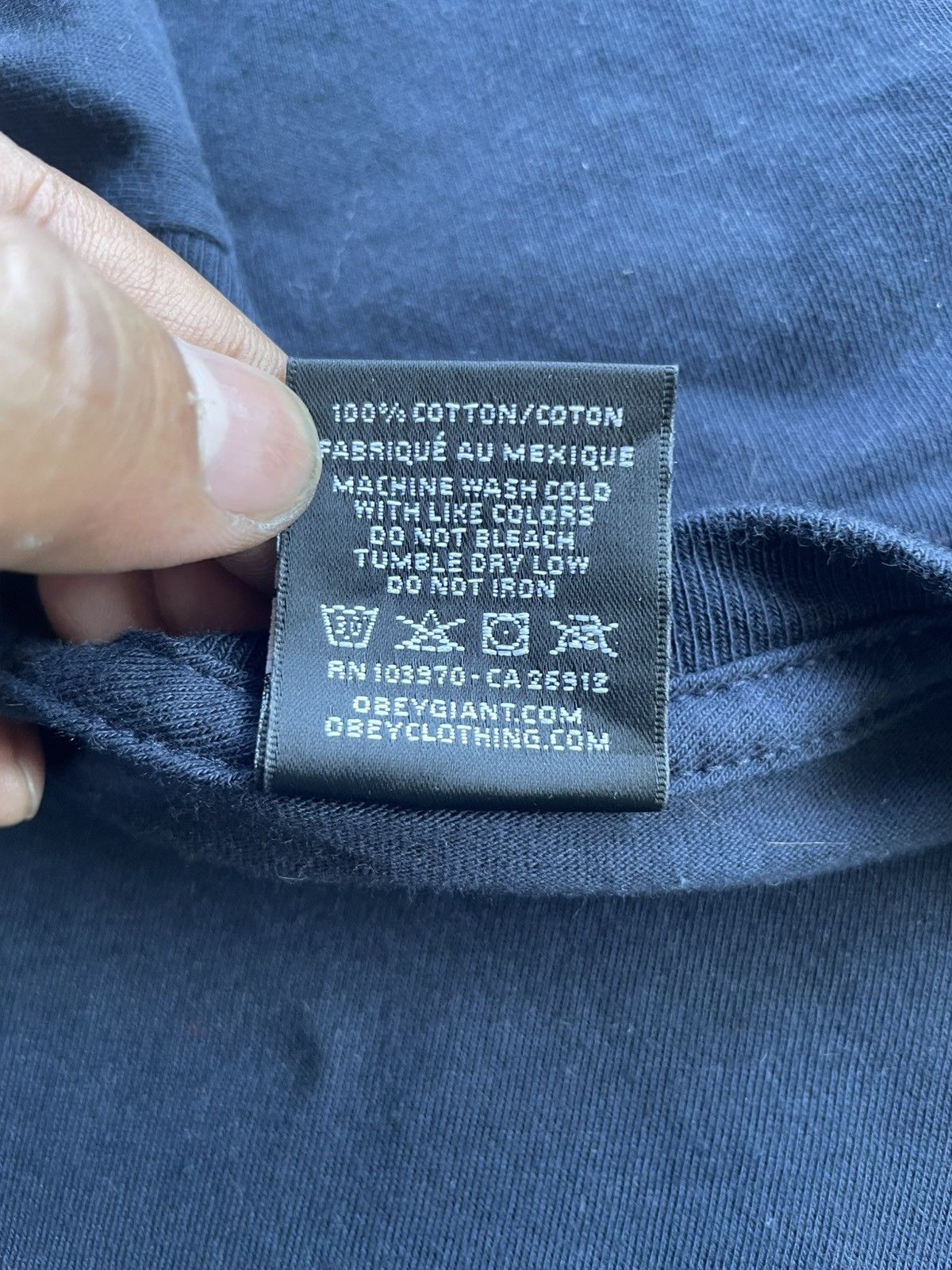 Obey Obey Worldwide Long Sleave Size US XL / EU 56 / 4 - 12 Thumbnail