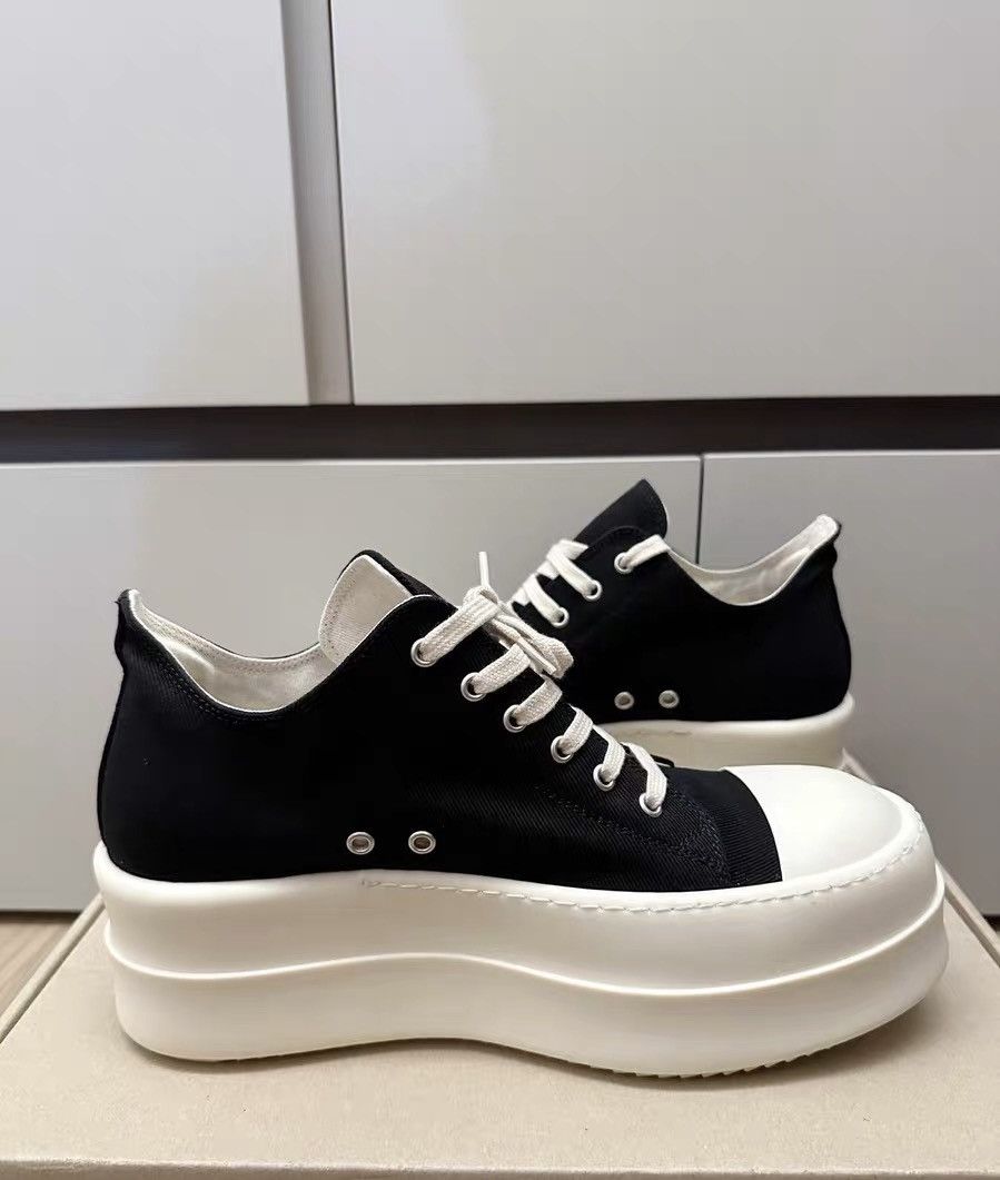 Rick Owens Drkshdw Rick Owens DRKSHDW Platform Low Top Size US 9.5 / EU 42-43 - 4 Thumbnail