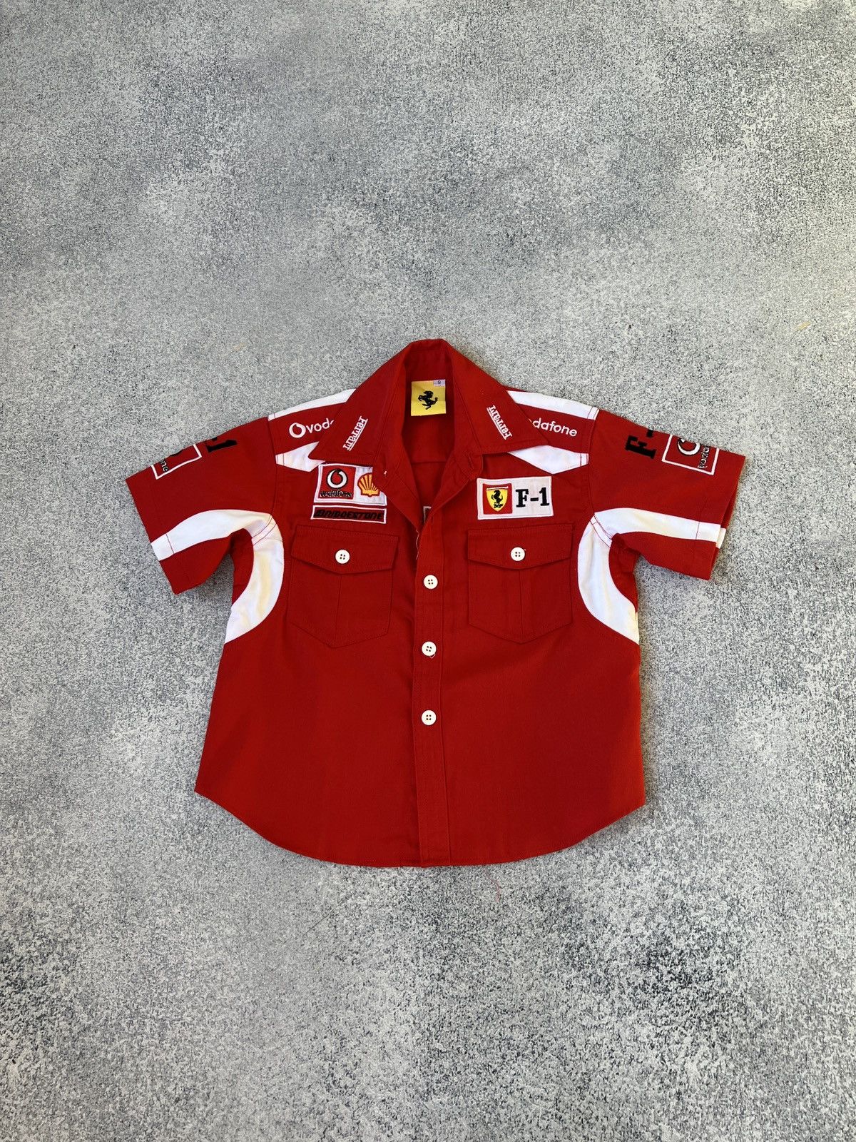 Ferrari × Vintage Vintage Kids Racing Ferrari Button up shirt Size US S / EU 44-46 / 1 - 1 Thumbnail