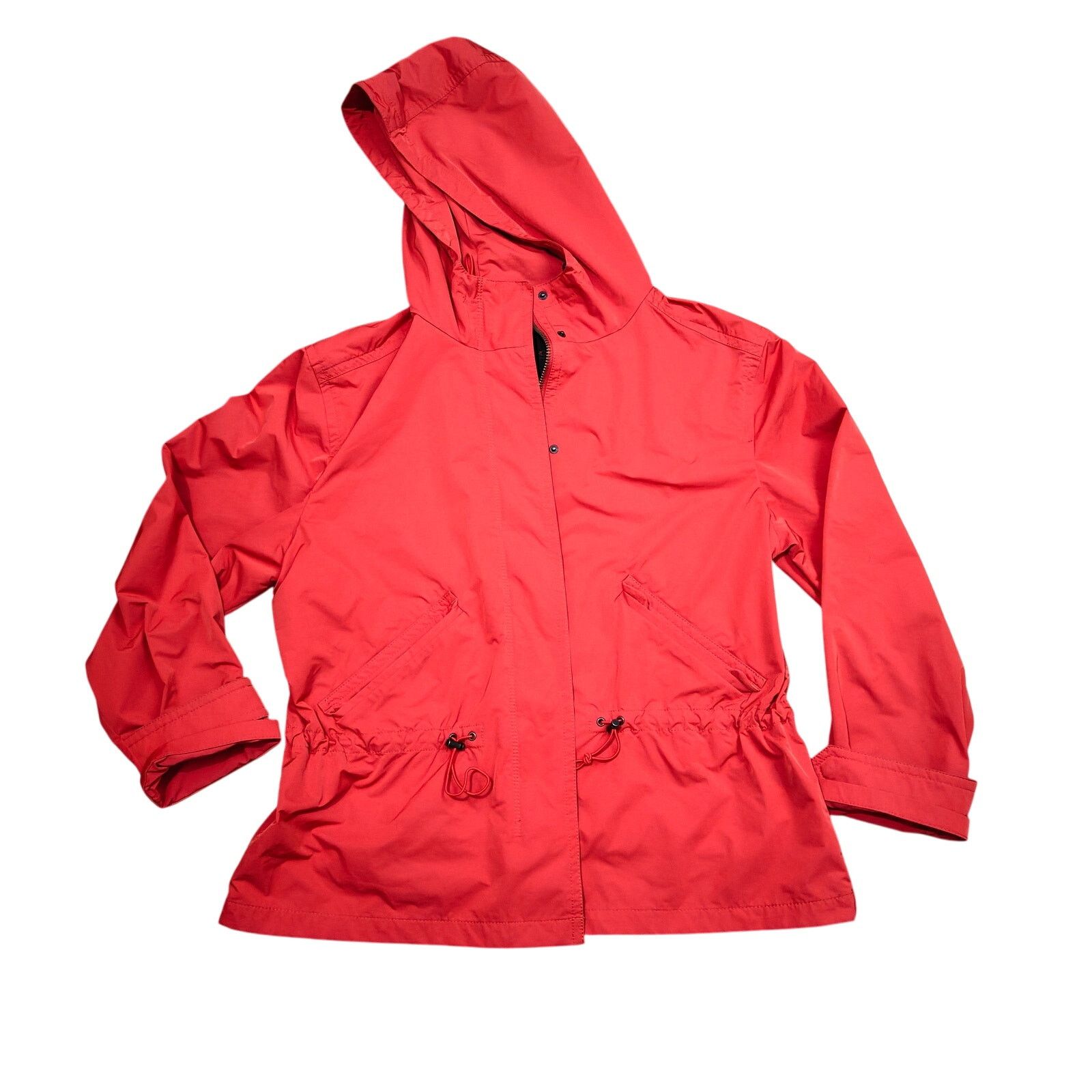 Coach Coach Women’s Rain Jacket Hooded Coat Red Large Size L / US 10 / IT 46 - 1 Thumbnail