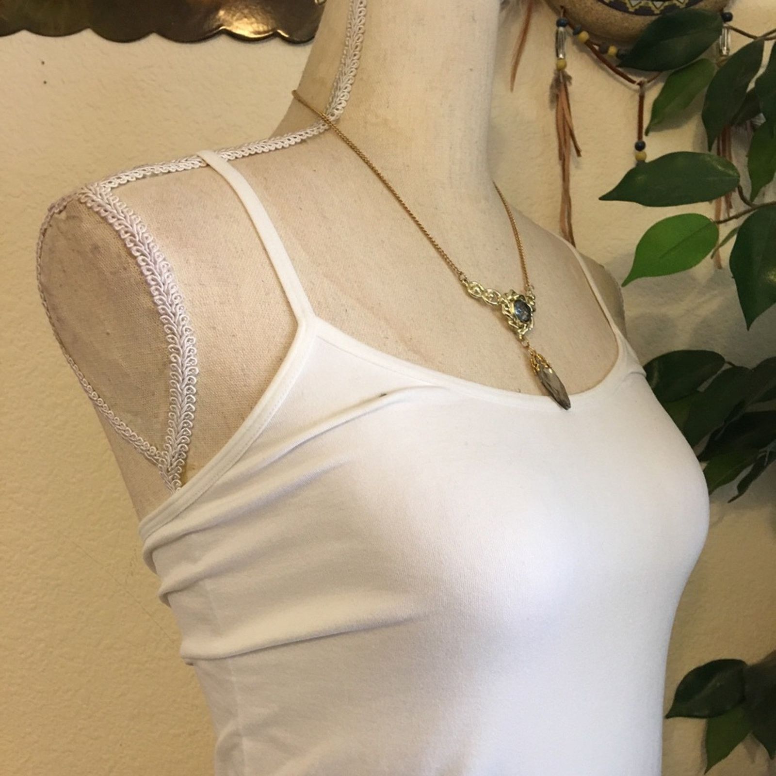 Vintage Vintage 70s chandelier glass crystal necklace Size ONE SIZE - 2 Thumbnail