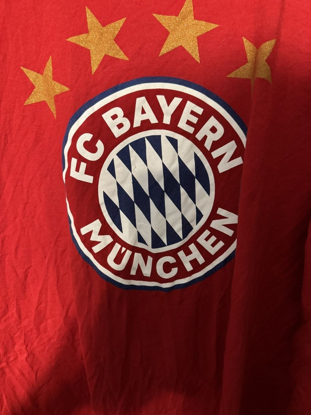 The Unbranded Brand Bayern Munich FC Men's Soccer T-Shirt Size L Red Size US L / EU 52-54 / 3 - 4 Thumbnail