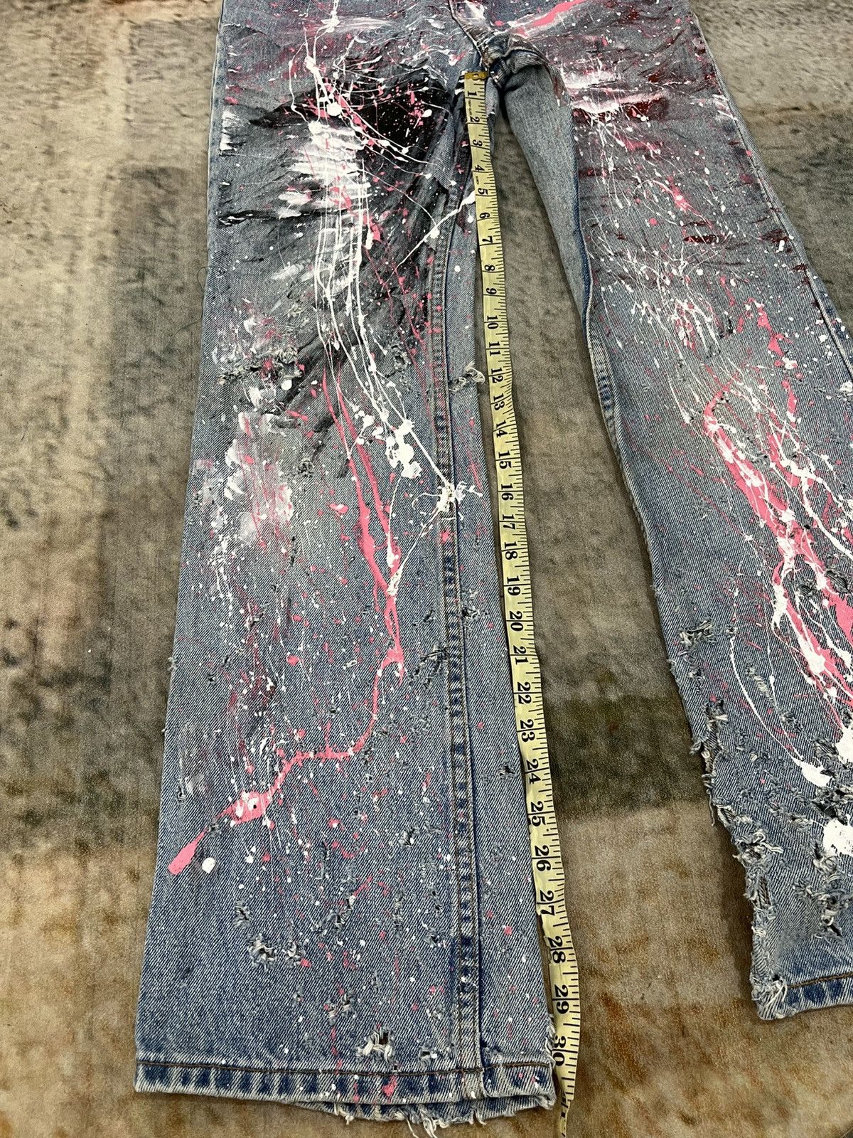 Hysteric Glamour × Levi's Flare 517 With Crazy Distressed Design Size US 28 / EU 44 - 15 Thumbnail
