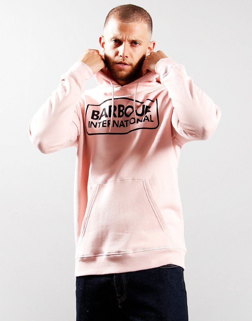 Barbour o1y1224 Logo Hoodie in Pink Size US L / EU 52-54 / 3 - 1 Thumbnail