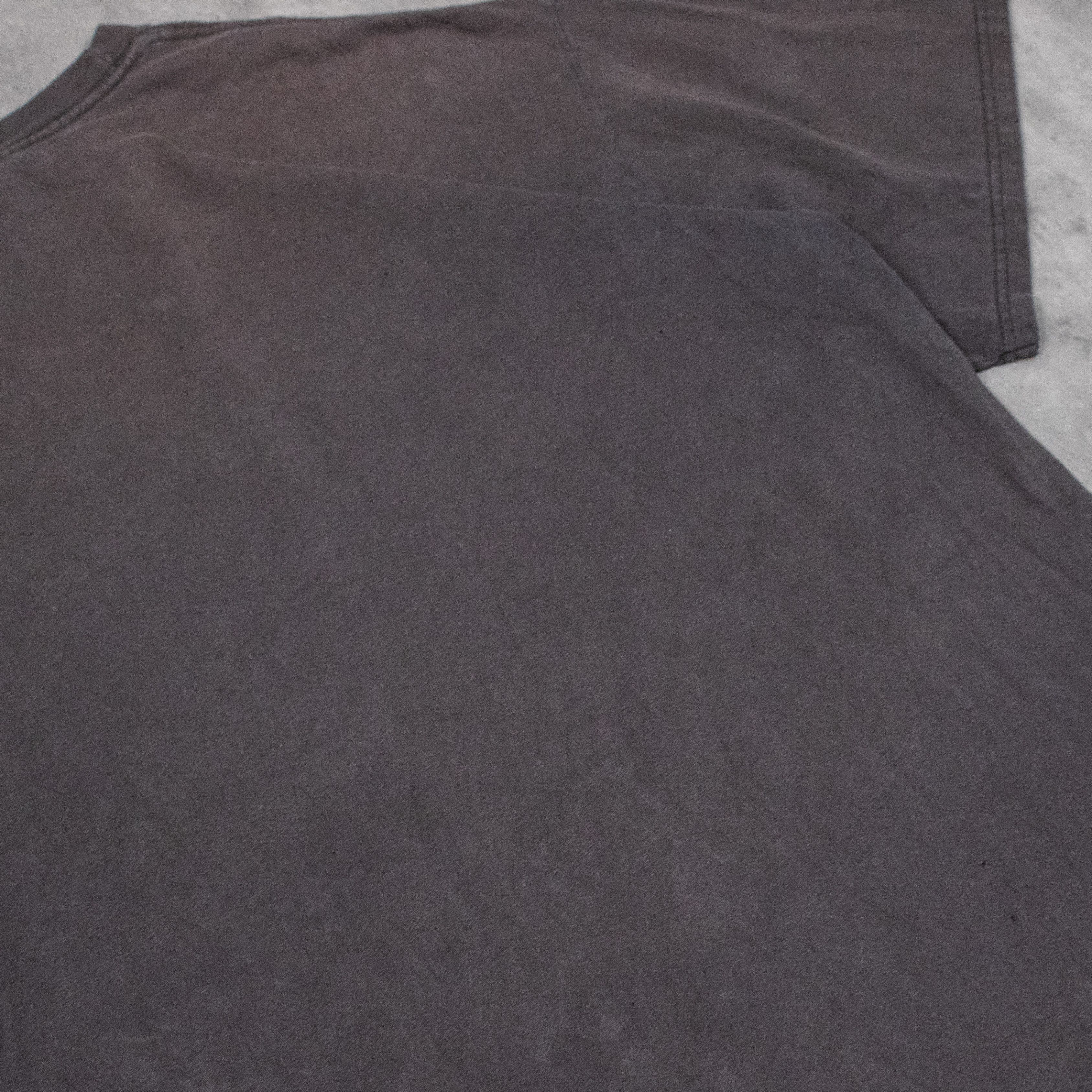 Adidas Vintage 1990's Adidas Faded Tonal Logo Thrashed T-Shirt Size US L / EU 52-54 / 3 - 8 Thumbnail