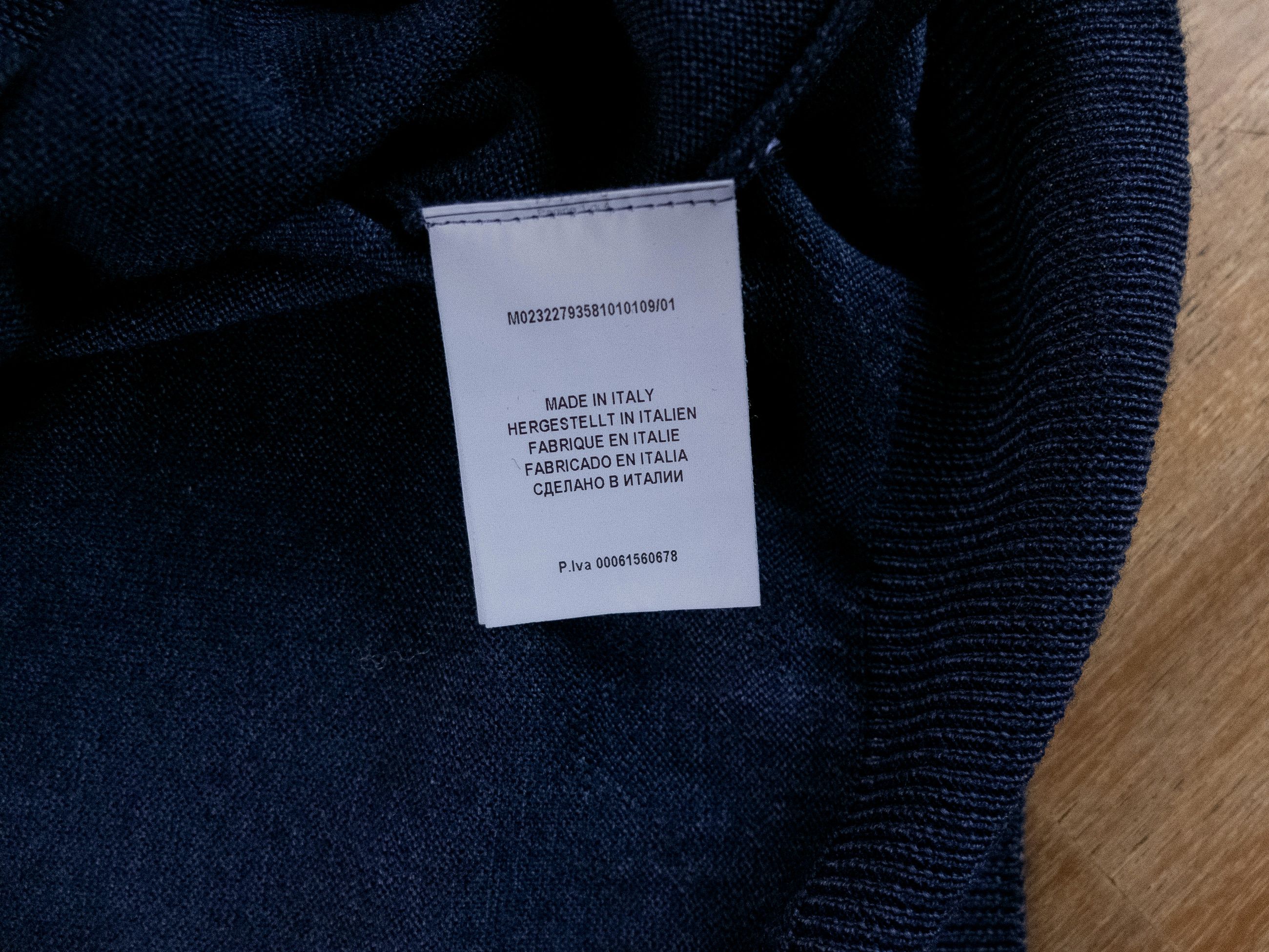 Gran Sasso GRAN SASSO vintage style blue wool cardigan Size 56 / 3XL Size US XXL / EU 58 / 5 - 7 Thumbnail