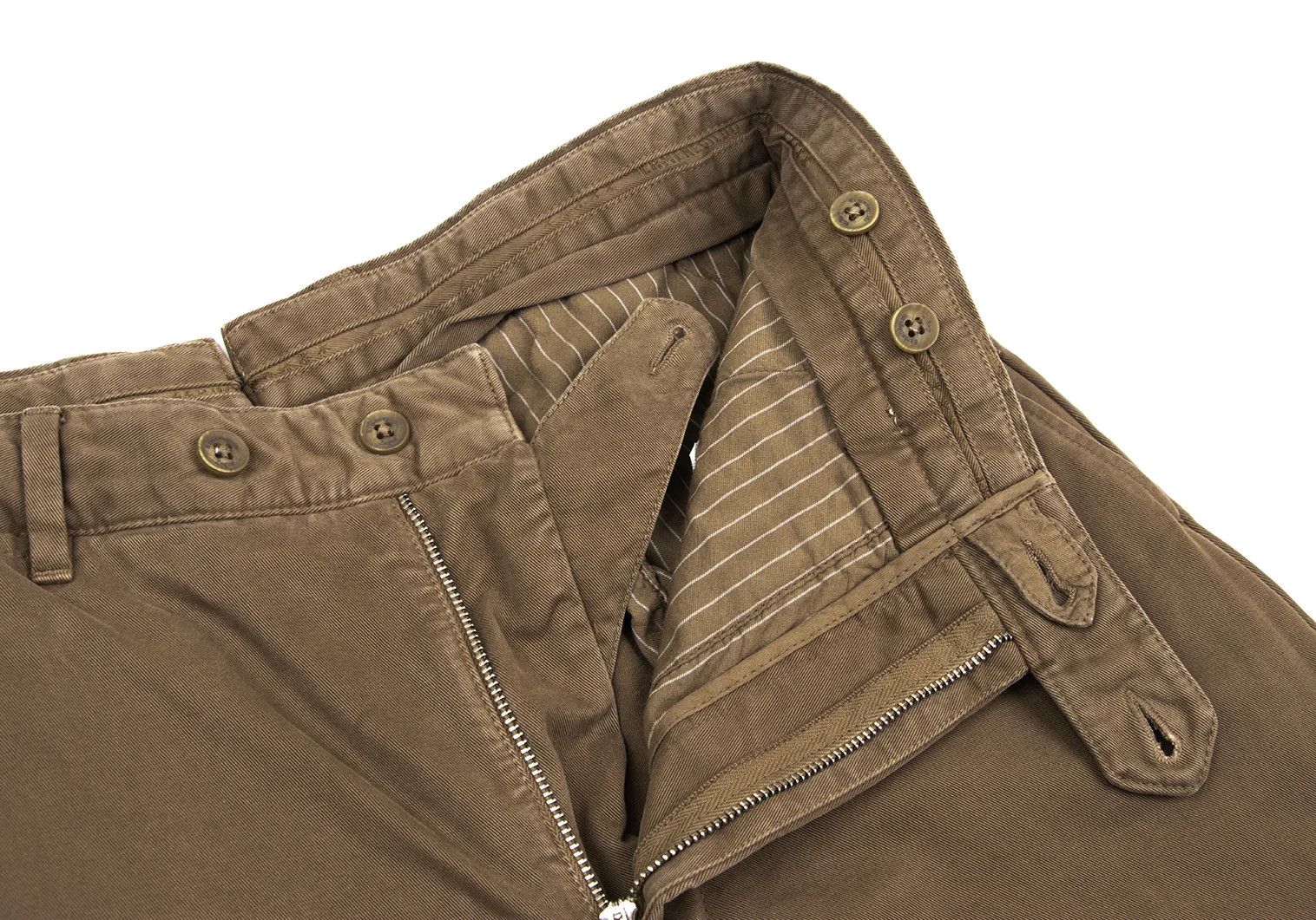 Dries Van Noten Cotton Straight Pants in Brown, Size 46 Size US 30 / EU 46 - 6 Thumbnail
