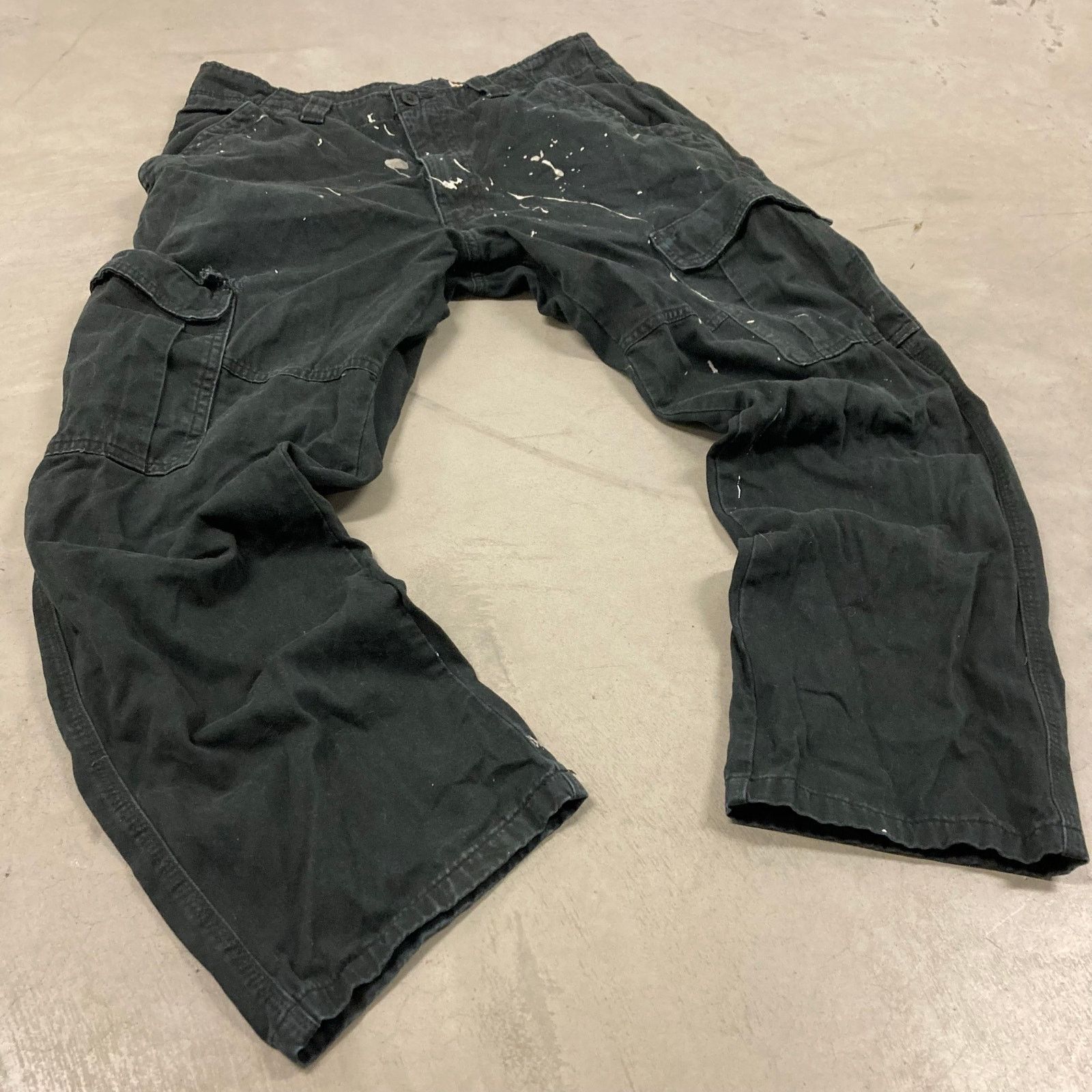 Vintage × Wrangler vintage paint splatter wrangler cargo pants 32x30 Size US 32 / EU 48 - 1 Thumbnail