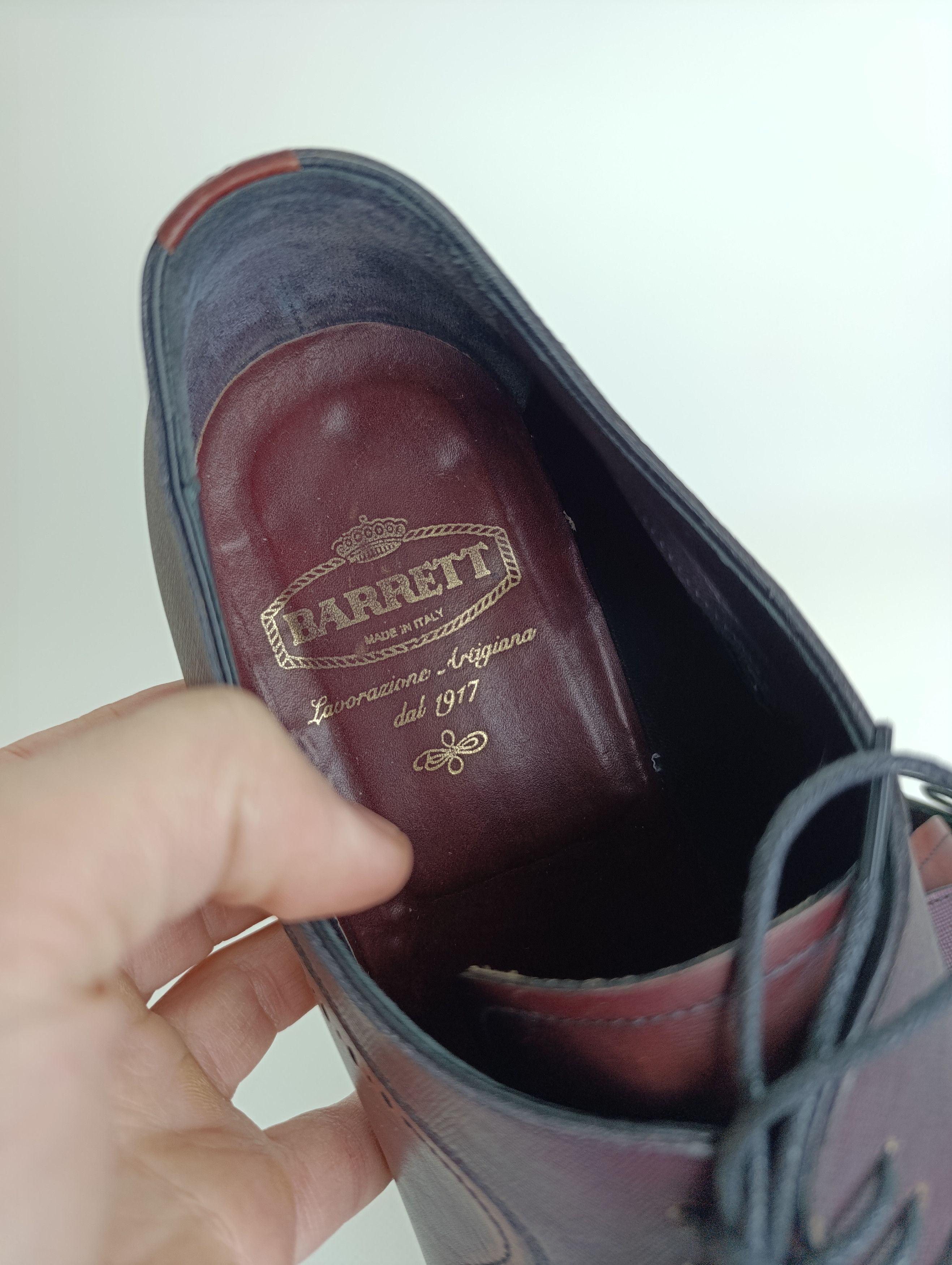 Barrett BARRETT ITALIAN LEATHER FORMAL DERBY Size US 12.5 / EU 45-46 - 17 Thumbnail