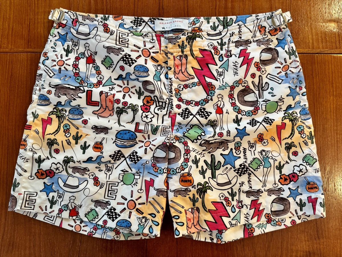 Orlebar Brown Orlebar Brown Ricciardo Bull Dog Auston Texas Swim Shorts 36 Size US 36 / EU 52 - 3 Thumbnail