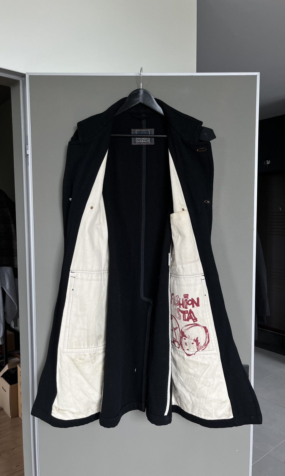 Marithe + Francois Girbaud Marithe + Francois Girbaud Military Style Wool Overcoat Size US L / EU 52-54 / 3 - 11 Thumbnail
