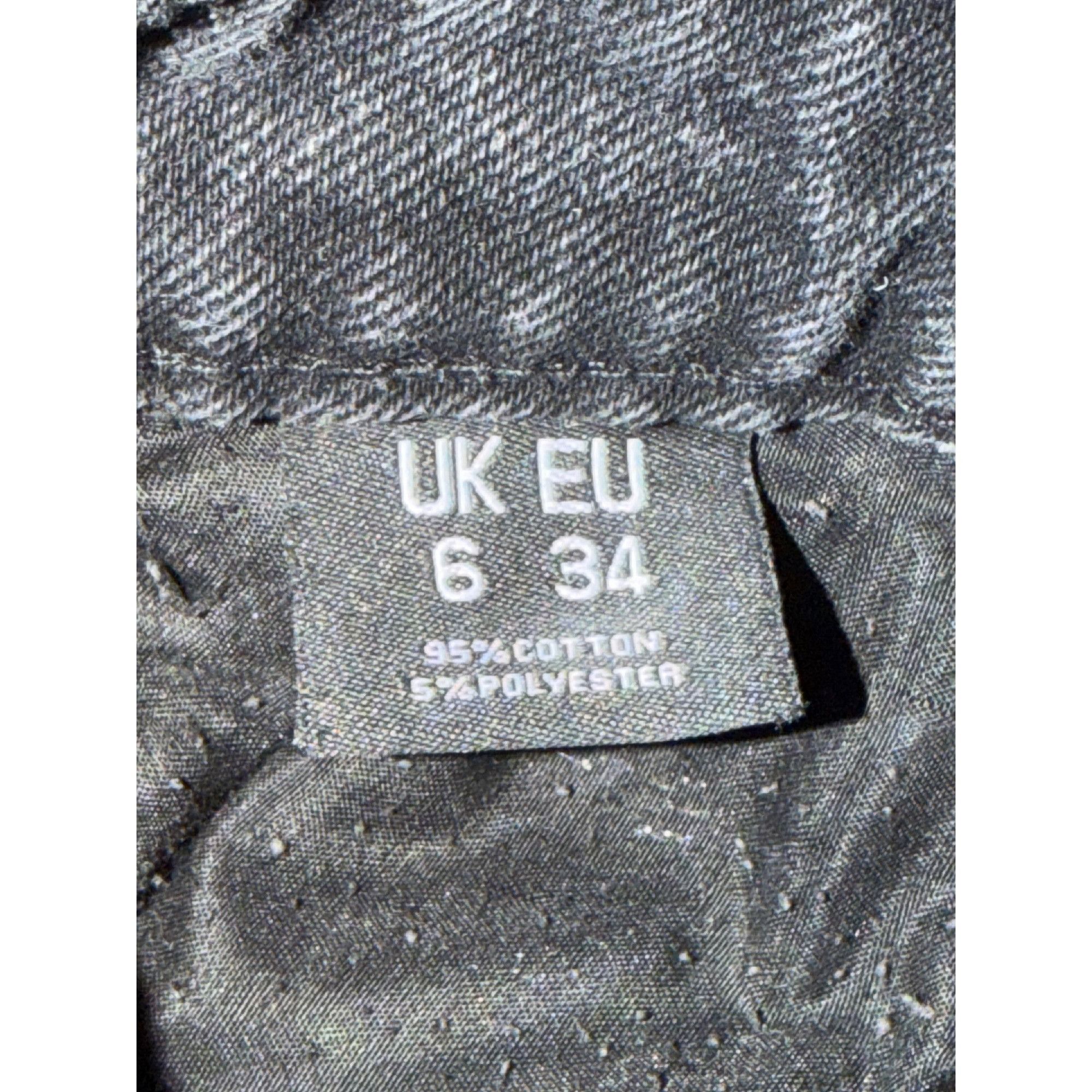 Nasty Gal Nasty Gal Black High Rise Skinny Jeans Cotton Blend Size UK Size 26" / US 2 / IT 38 - 5 Thumbnail