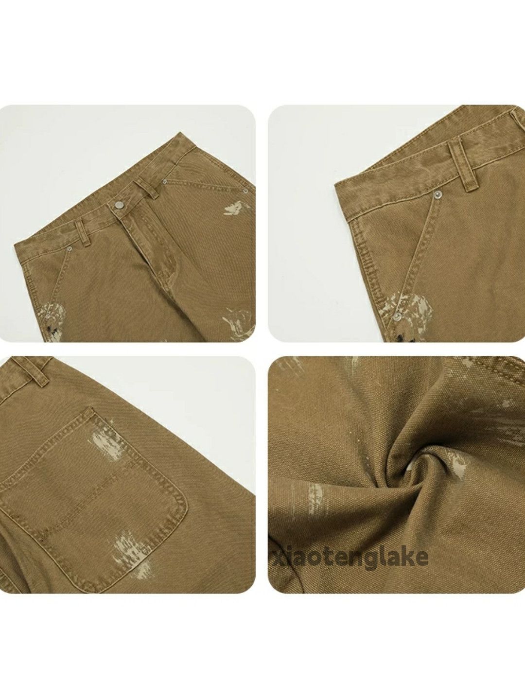 Designer × Japanese Brand × Vintage washed faded cleanfit utility outdoor carpenter pants Size US 32 / EU 48 - 5 Thumbnail