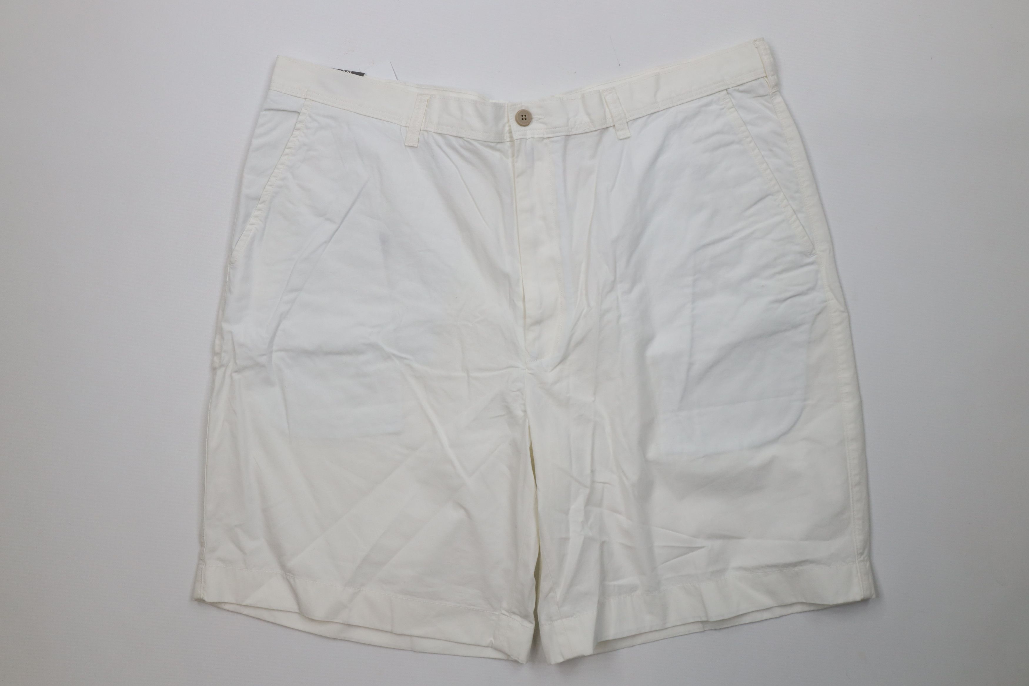 Jos. A. Bank Deadstock Vintage Jos A Bank Golfing Golf Chino Shorts White Size US 42 / EU 58 - 1 Thumbnail