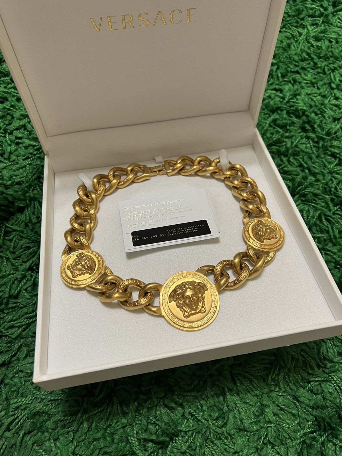 image of Versace Necklace in Gold, Women's