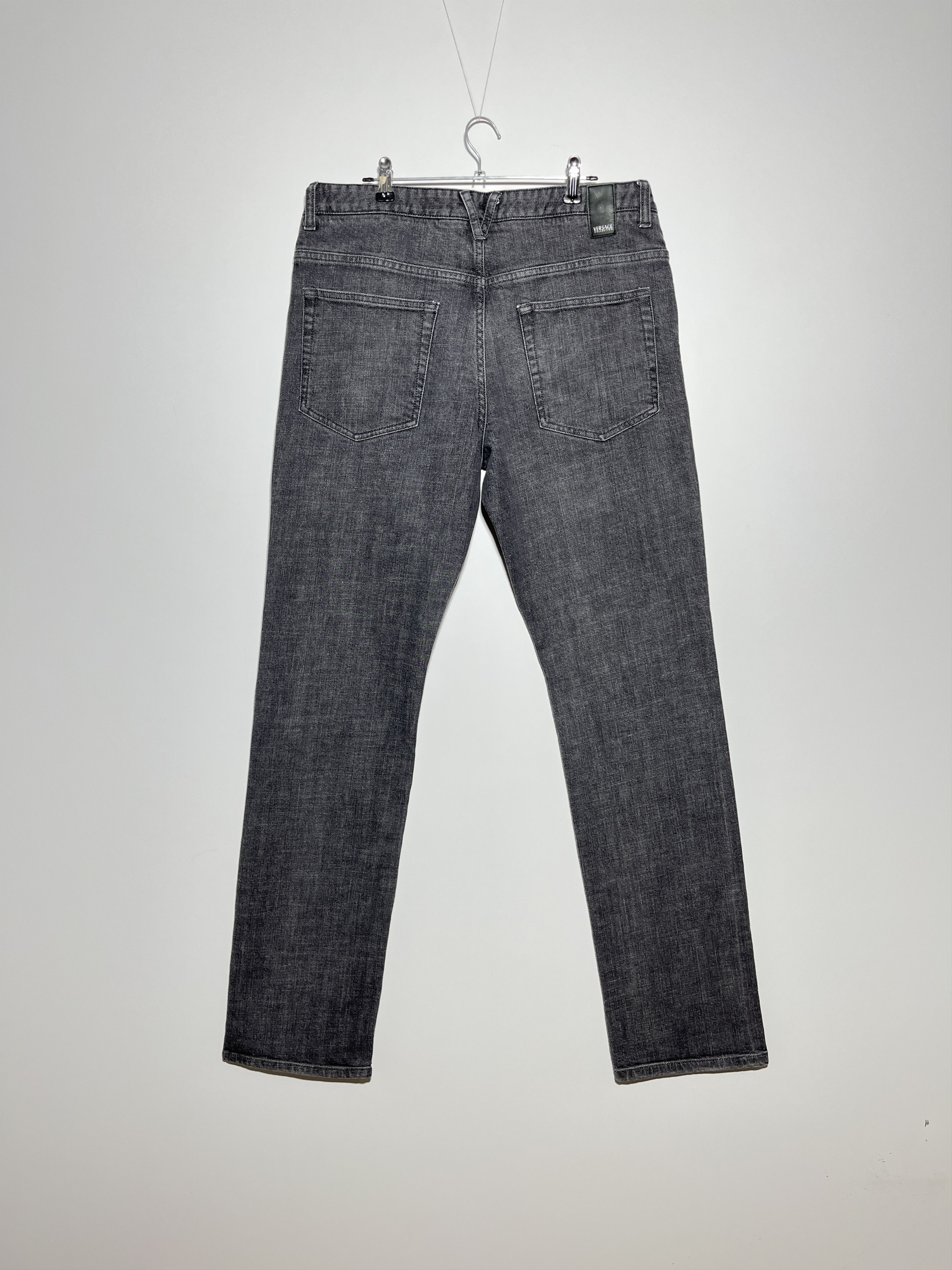 Versace Versace Collection Gray Washed Jeans Pants Size 35 Size US 35 - 2 Thumbnail