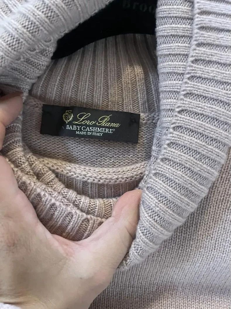 Loro Piana LORO PIANA Lady's cashmere sweater Size L / US 10 / IT 46 - 4 Thumbnail